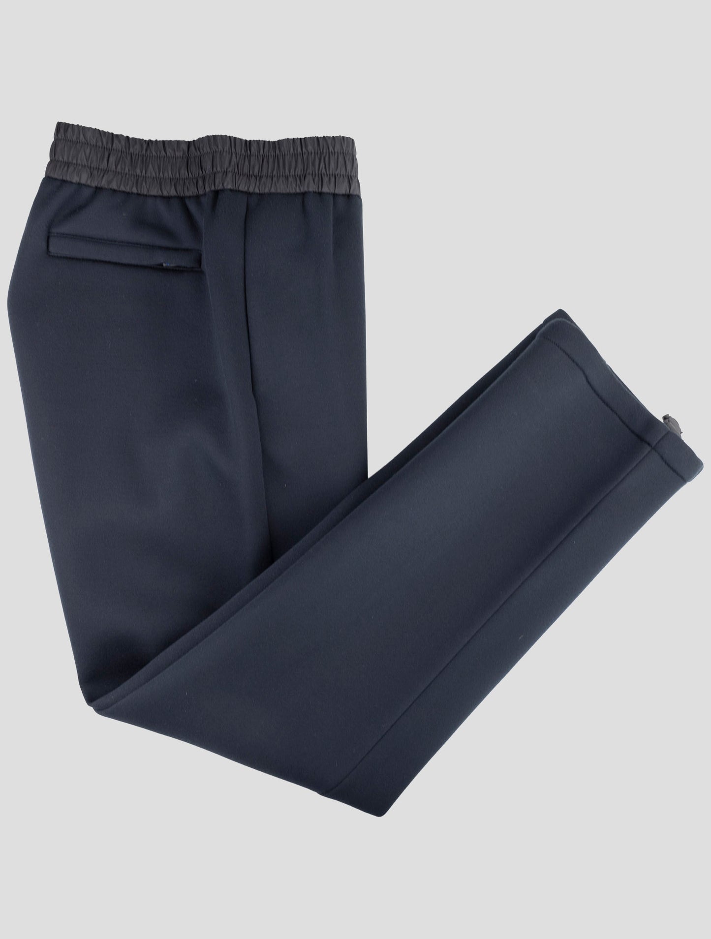Kiton Knt Black Virgin Wool Pants