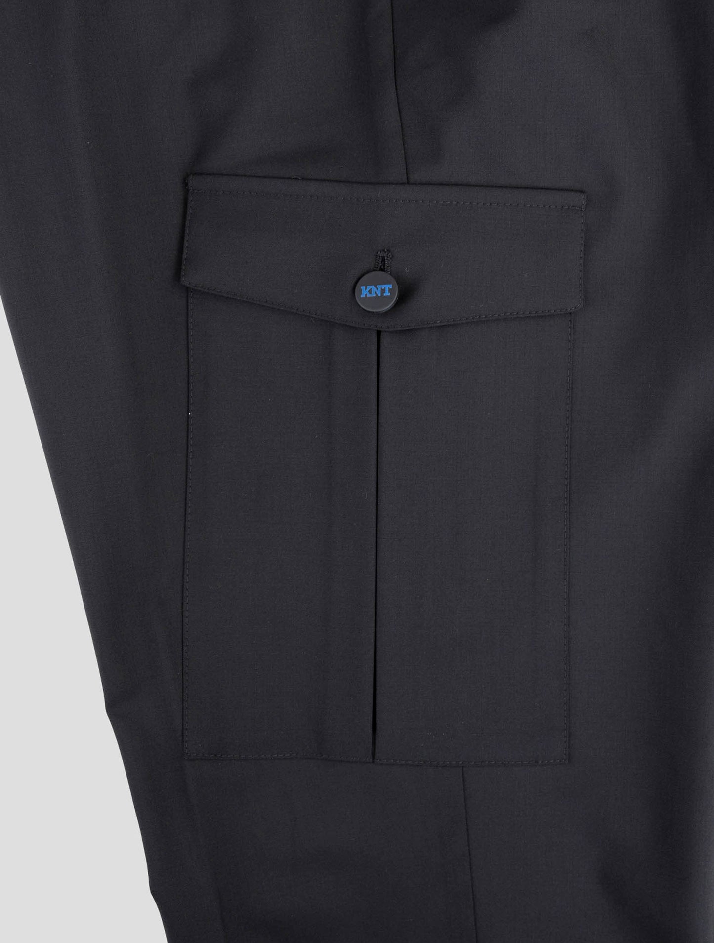 Kiton Knt Black Virgin Wool Pants