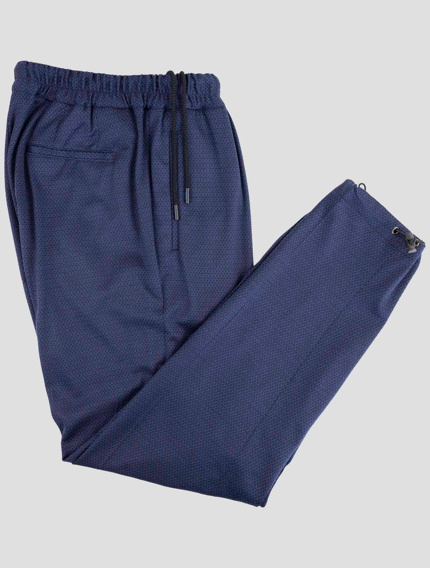 Kiton Knt Blue Wool Pants