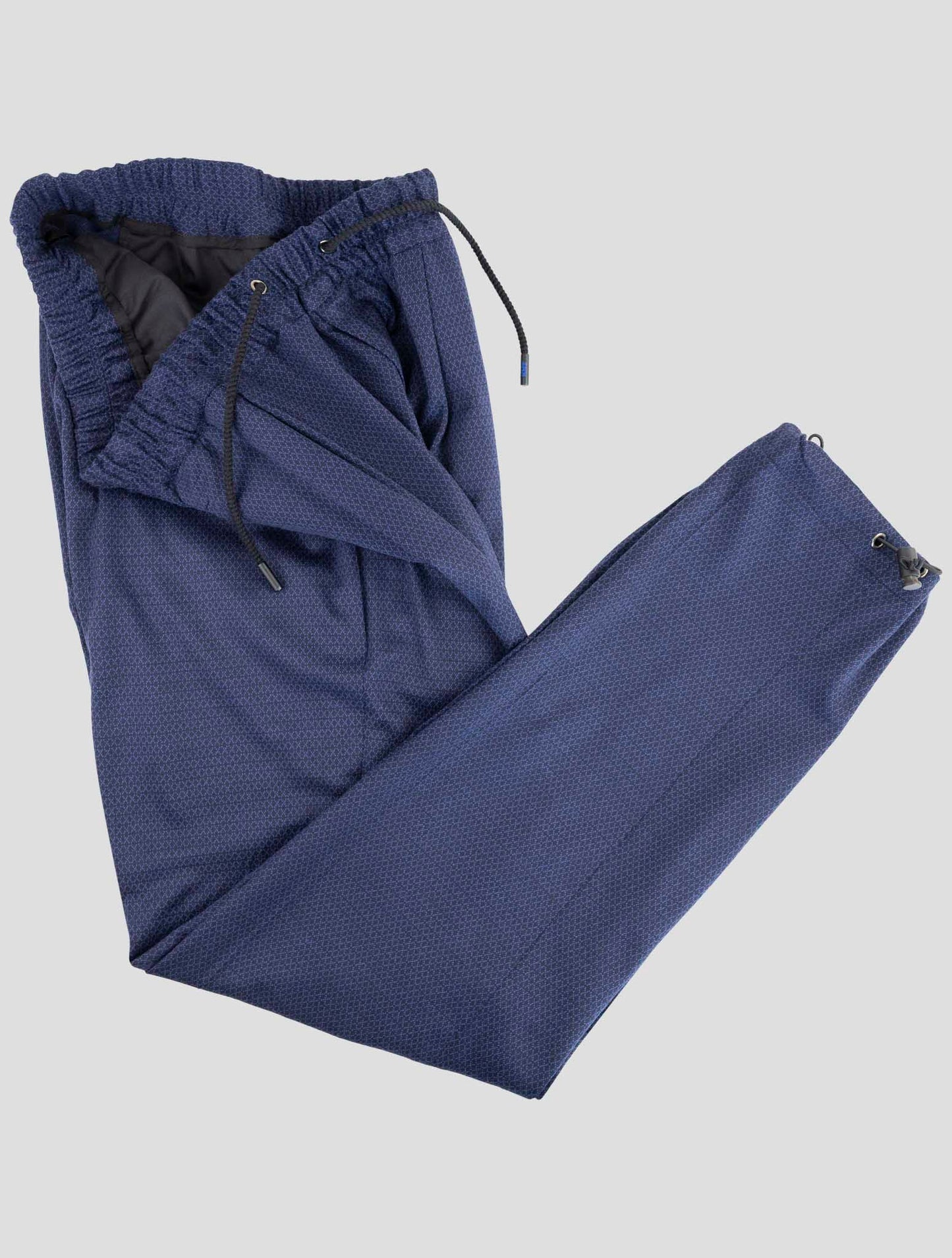 Kiton Knt Blue Wool Pants