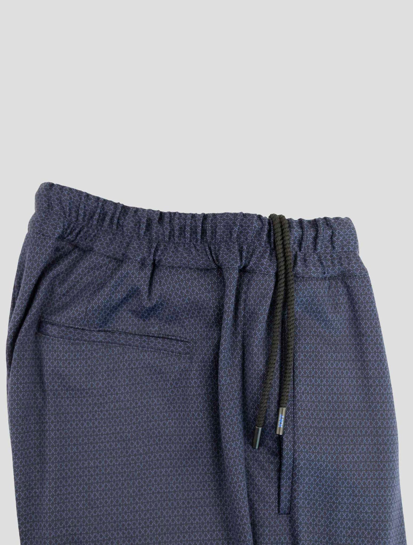 Kiton Knt Blue Wool Pants