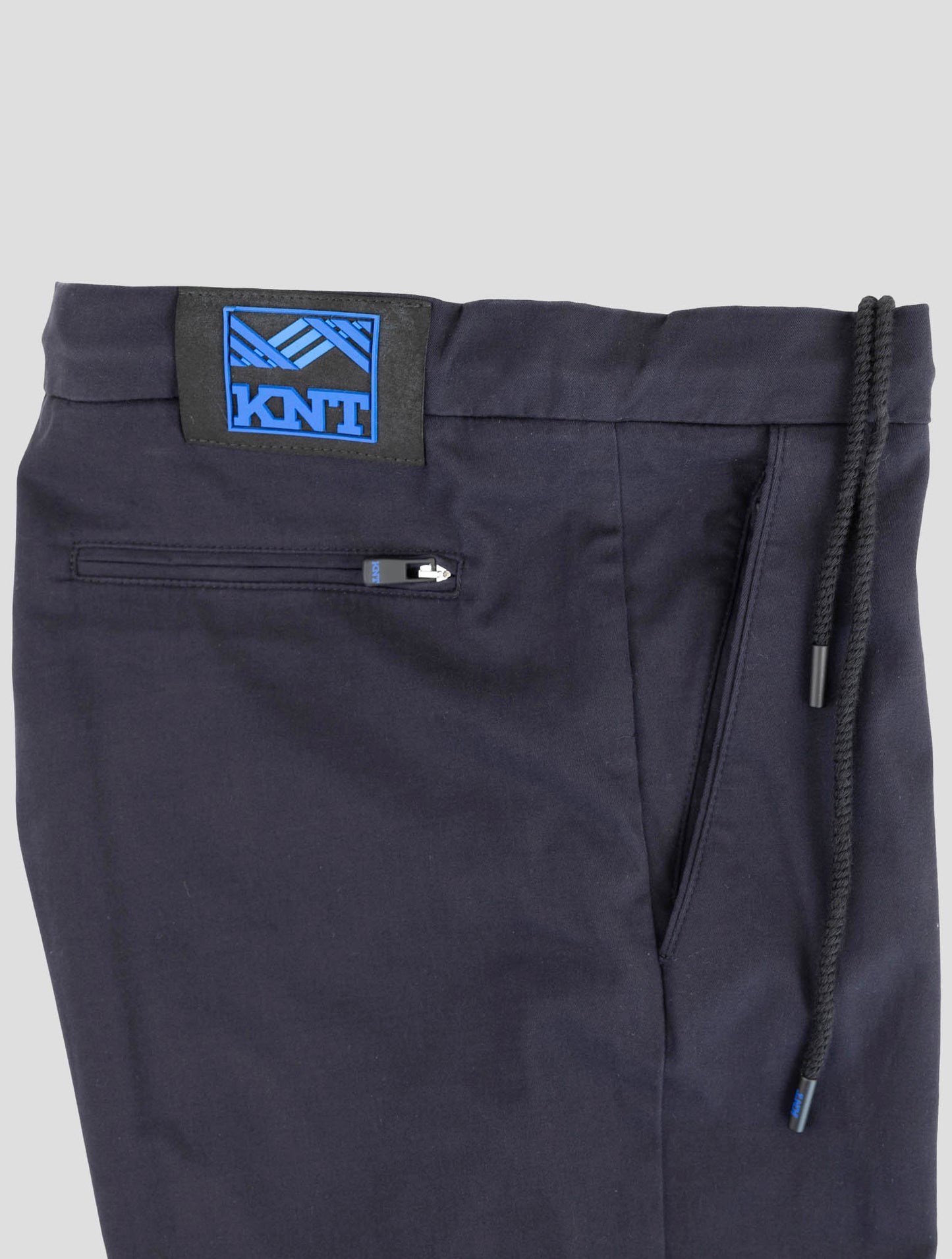 Kiton Knt Blue Cotton Cashmere Ea Pants