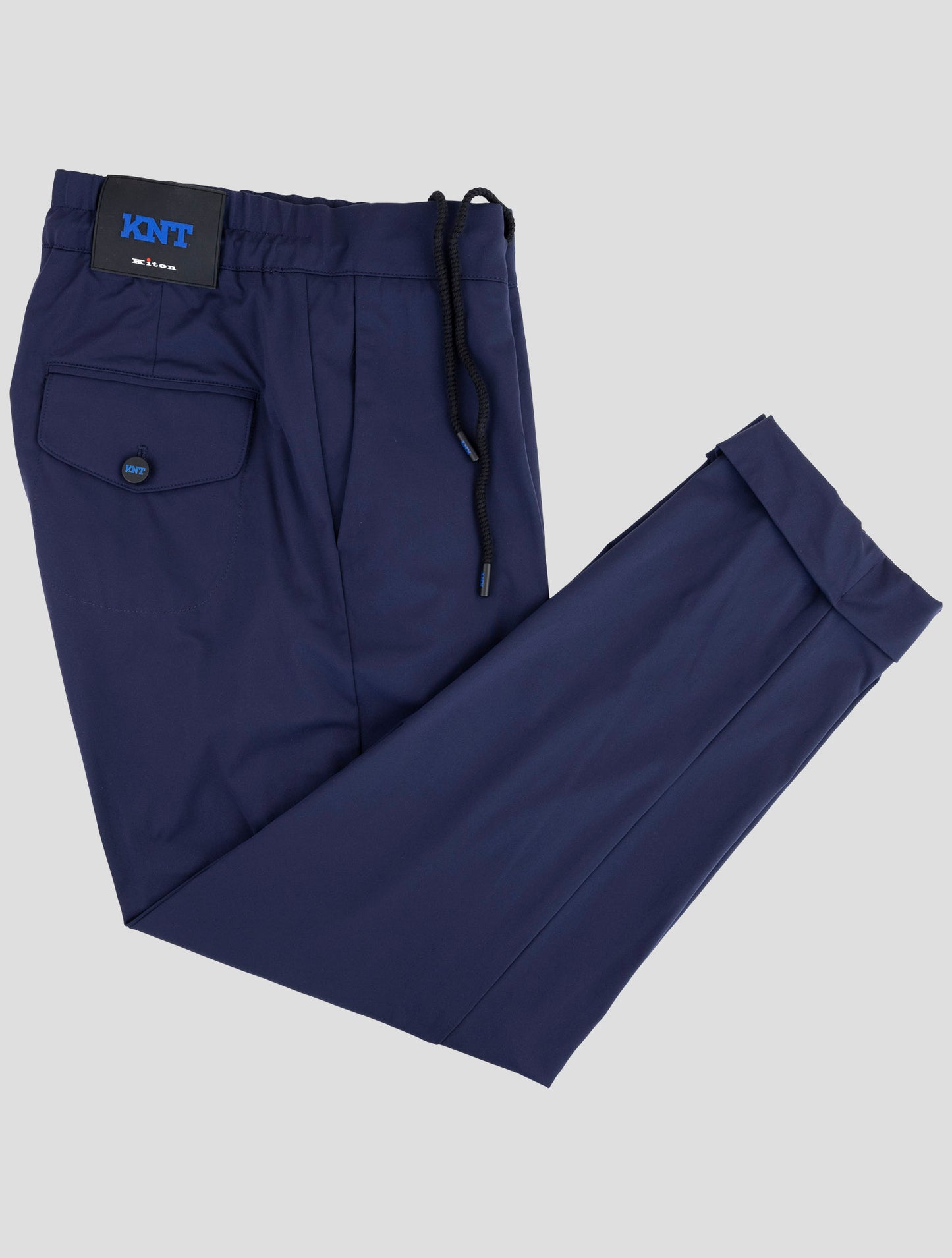 Kiton Knt Blue Pa Ea Pants