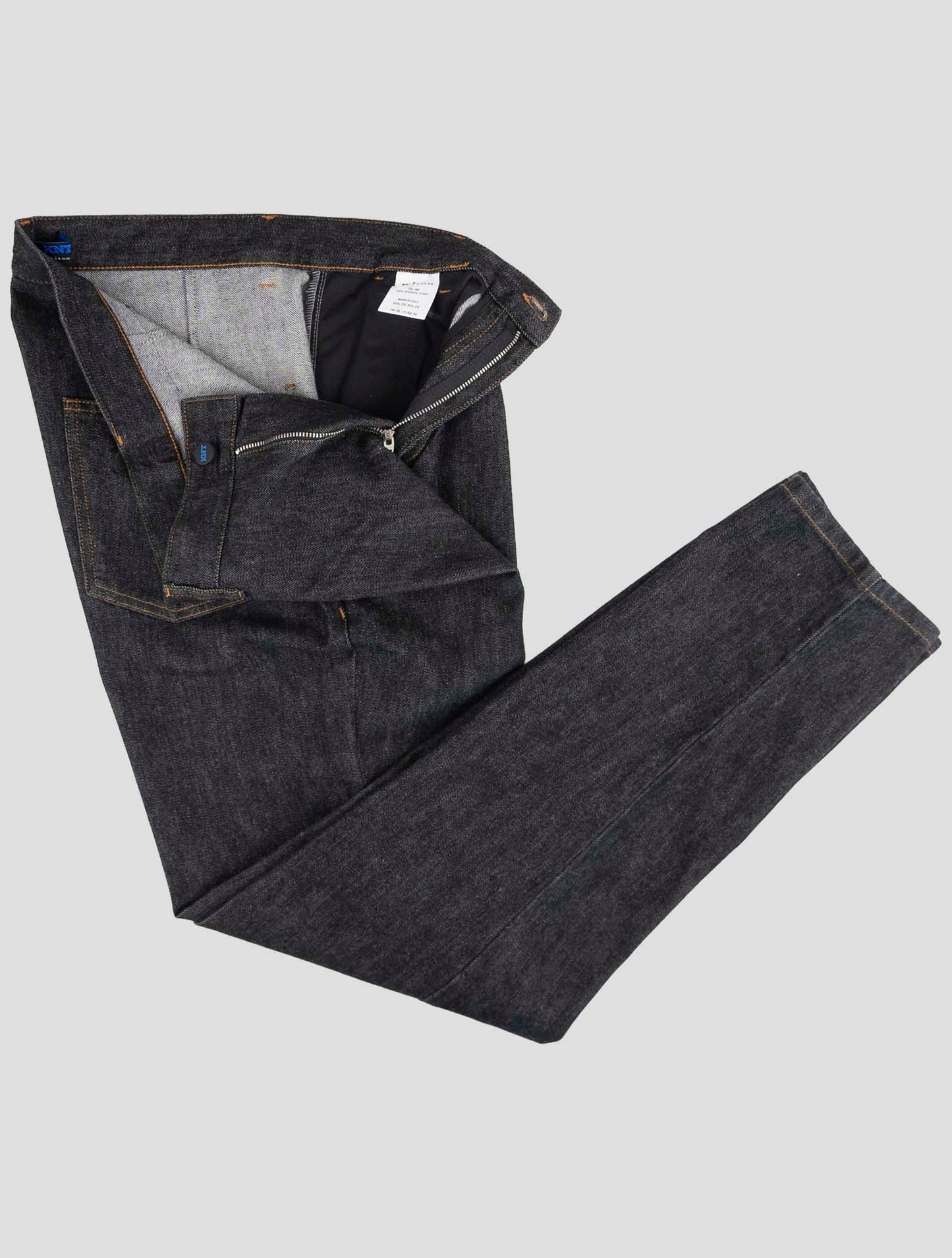 Kiton Knt Black Cotton Pe Pants