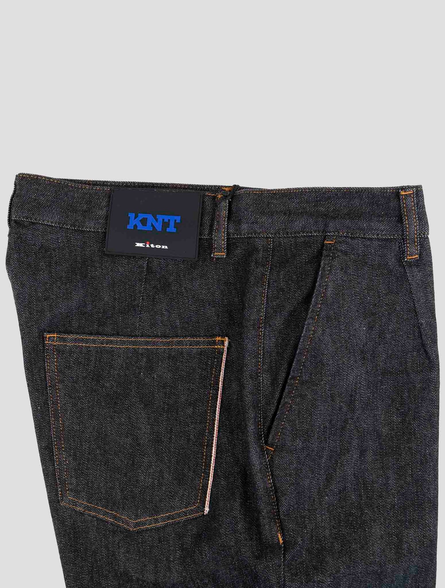 Kiton Knt Black Cotton Pe Pants