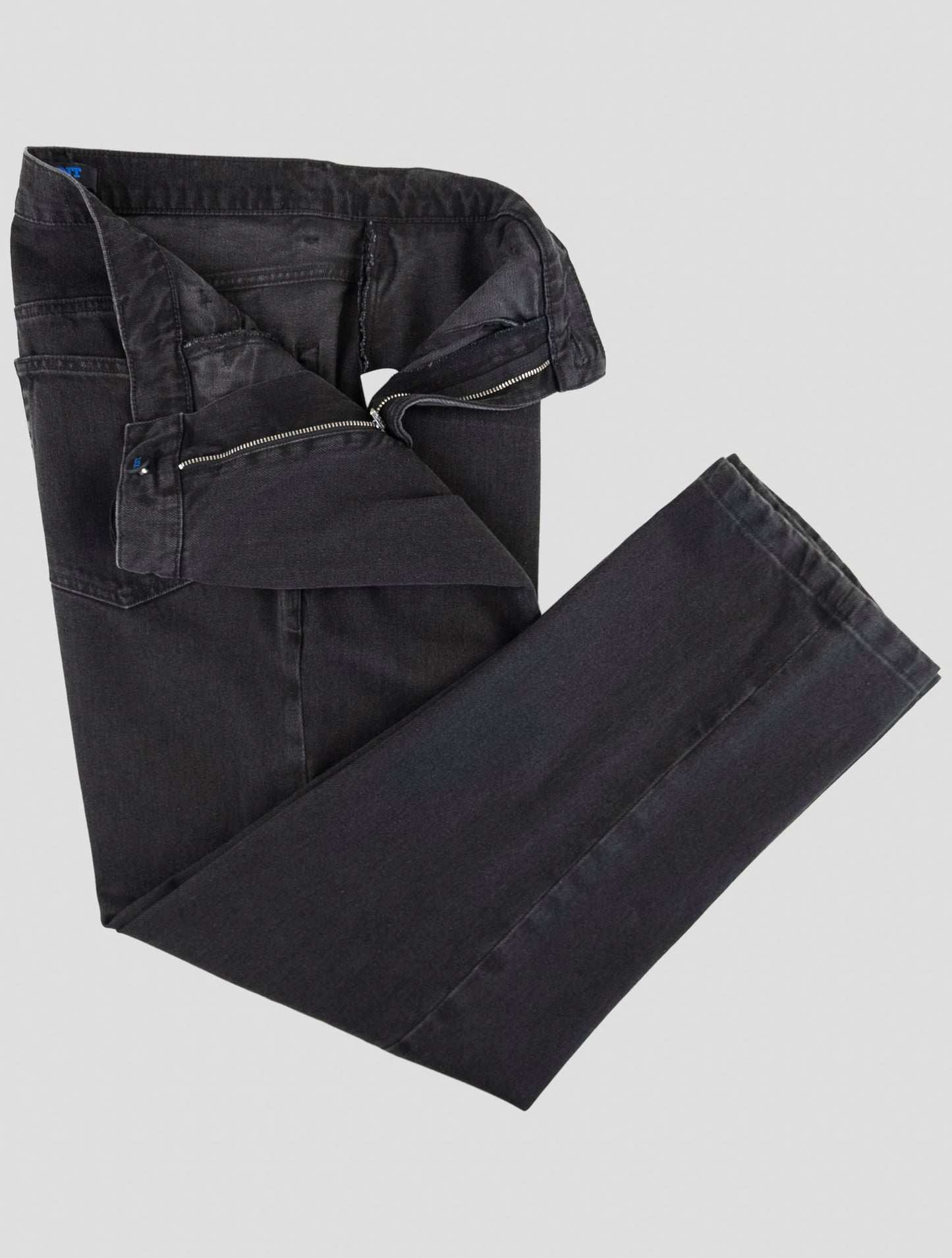 Kiton Knt Black Cotton Pe Pants