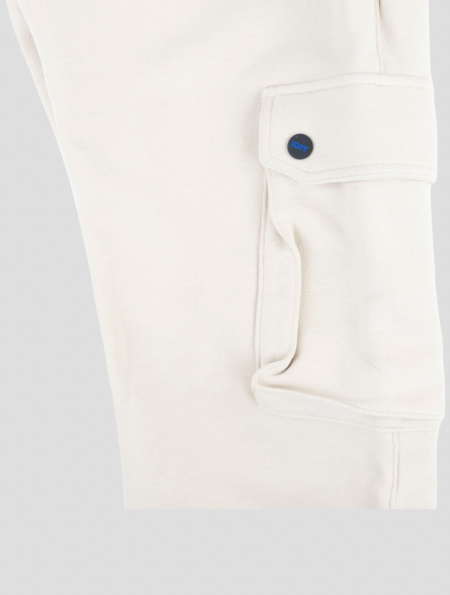 Kiton Knt Beige Cotton Jogging Cargo Pants