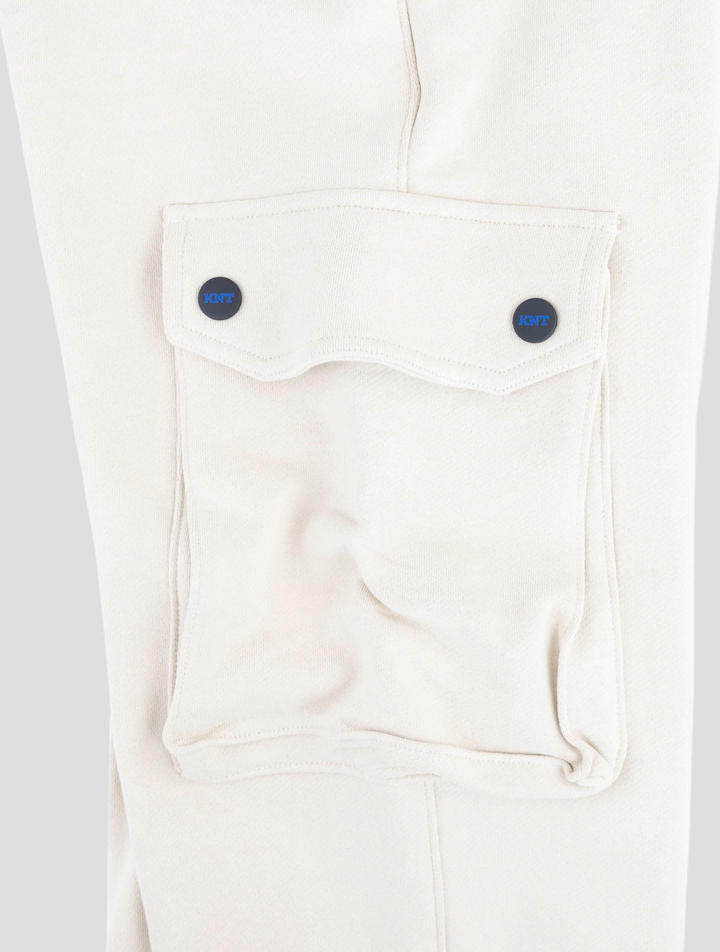 Kiton Knt Beige Cotton Jogging Cargo Pants