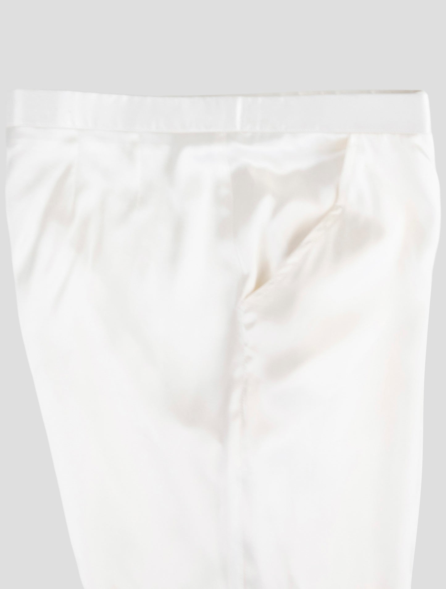 Kiton Knt White Silk Jeans