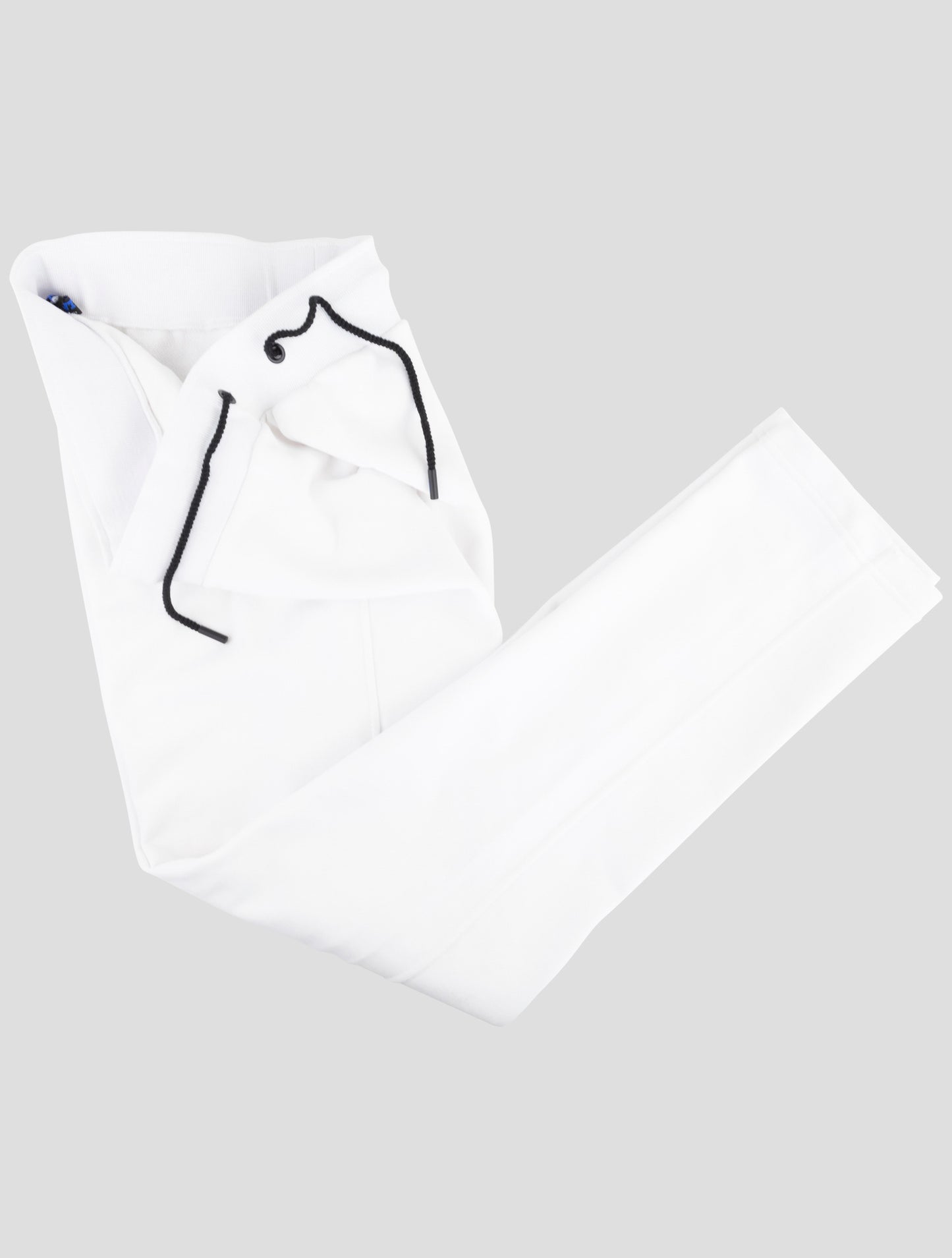 Kiton Knt White Cotton Jogging Pants
