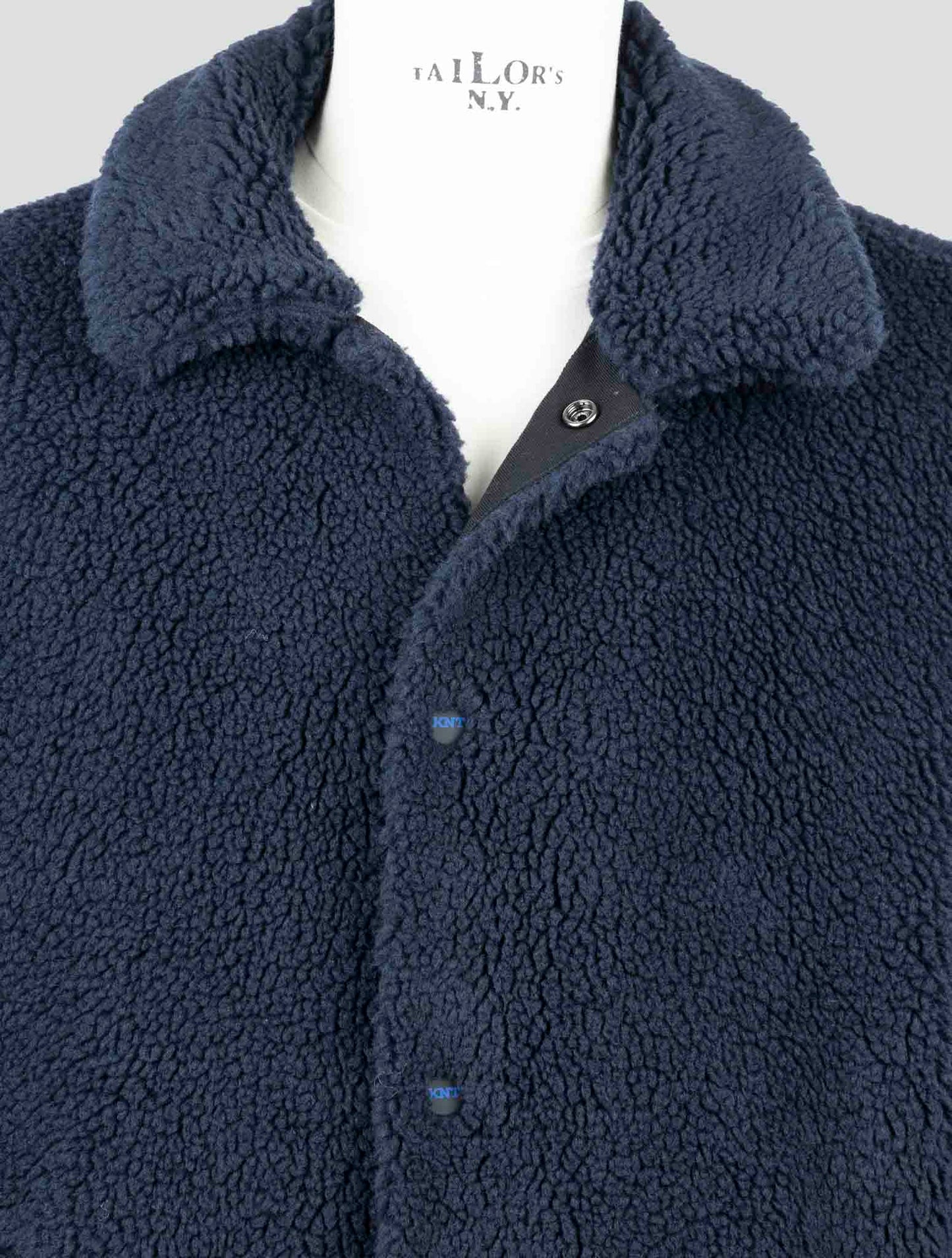 Kiton Knt Dark Blue Pc Pl Coat