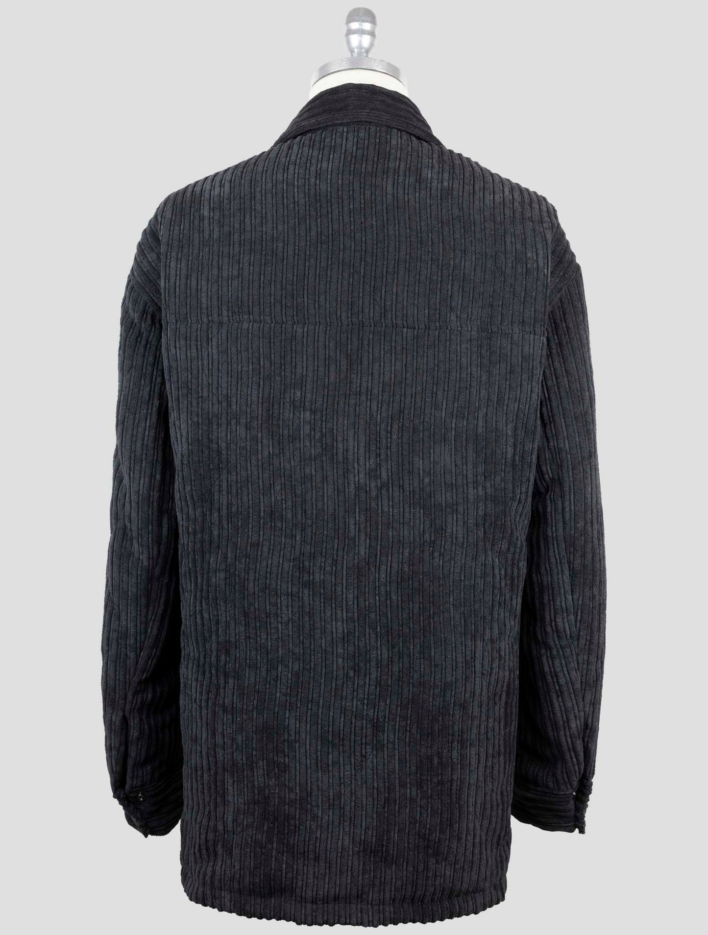 Kiton Knt Black Pl Pa Velvet Coat