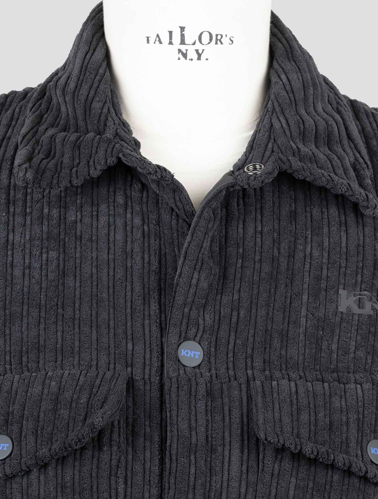 Kiton Knt Black Pl Pa Velvet Coat