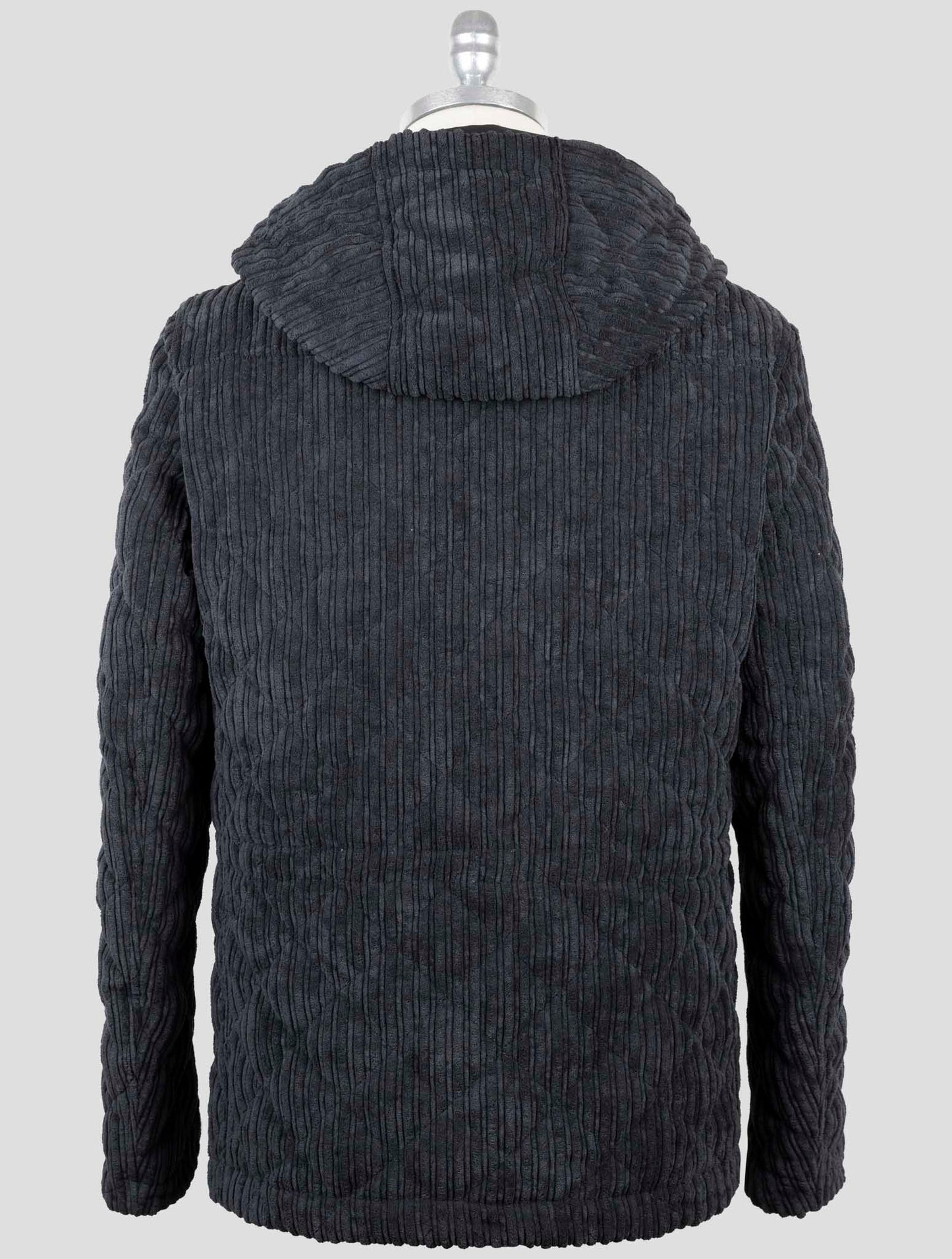 Kiton Knt Black Pl Velvet Coat