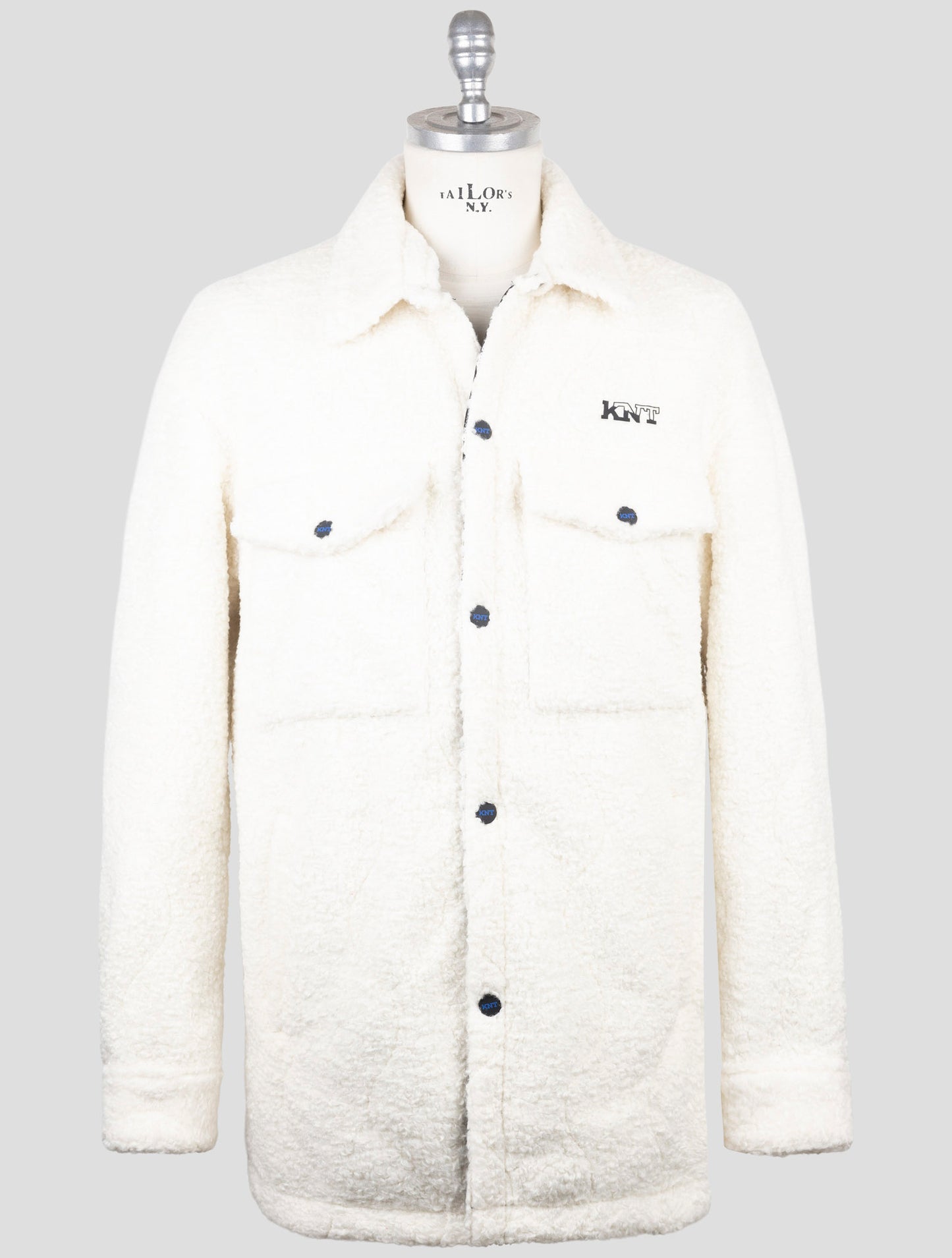 Kiton Knt White Pl Coat