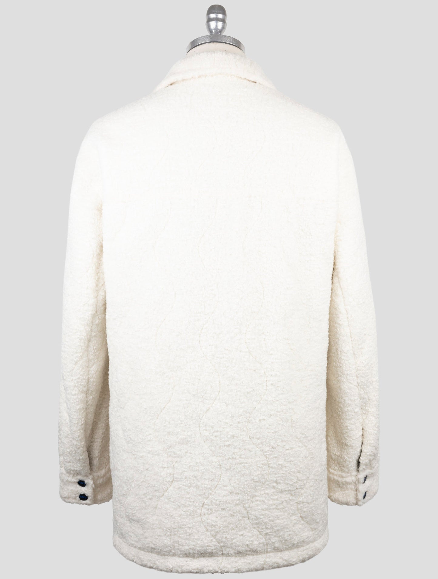 Kiton Knt White Pl Coat