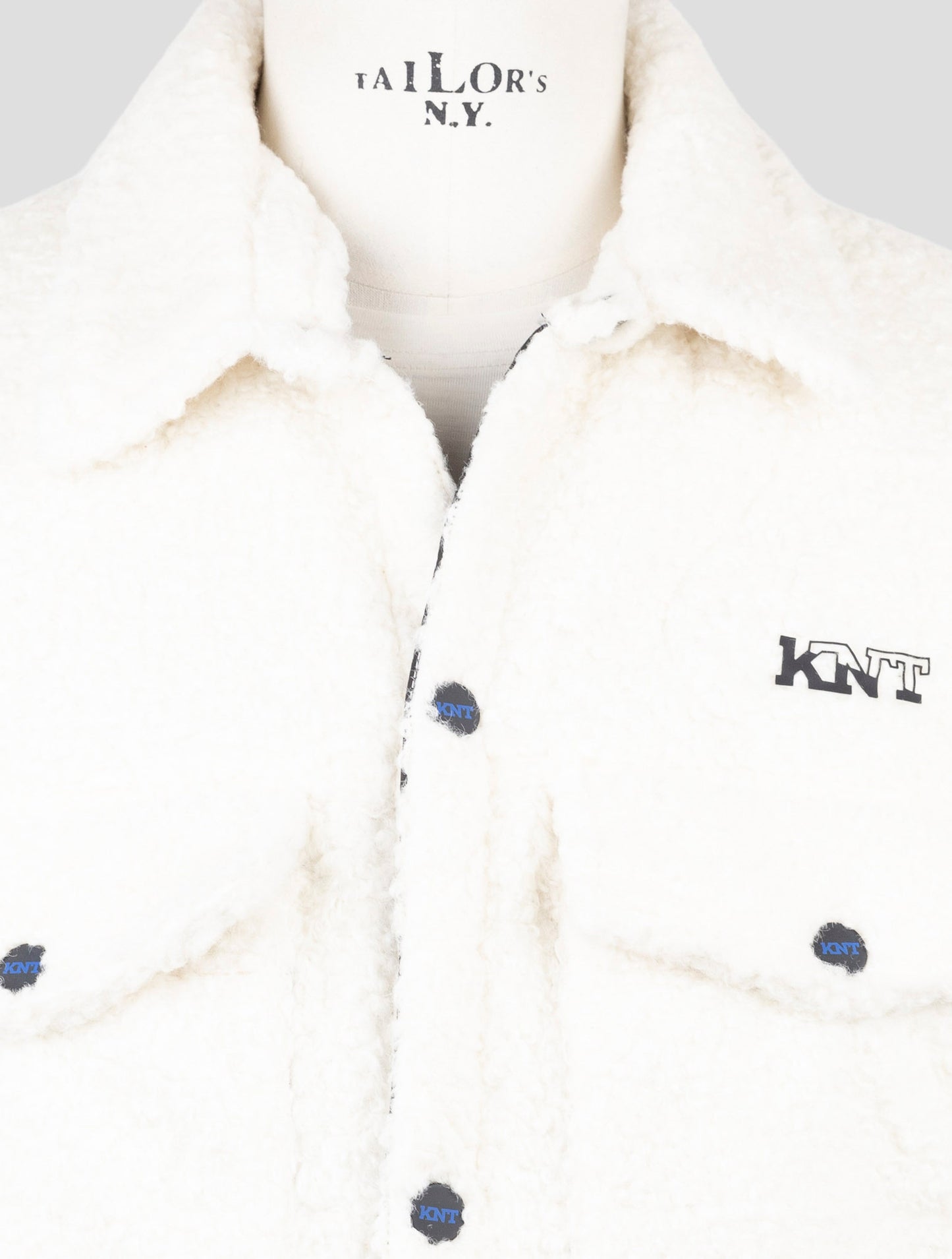 Kiton Knt White Pl Coat