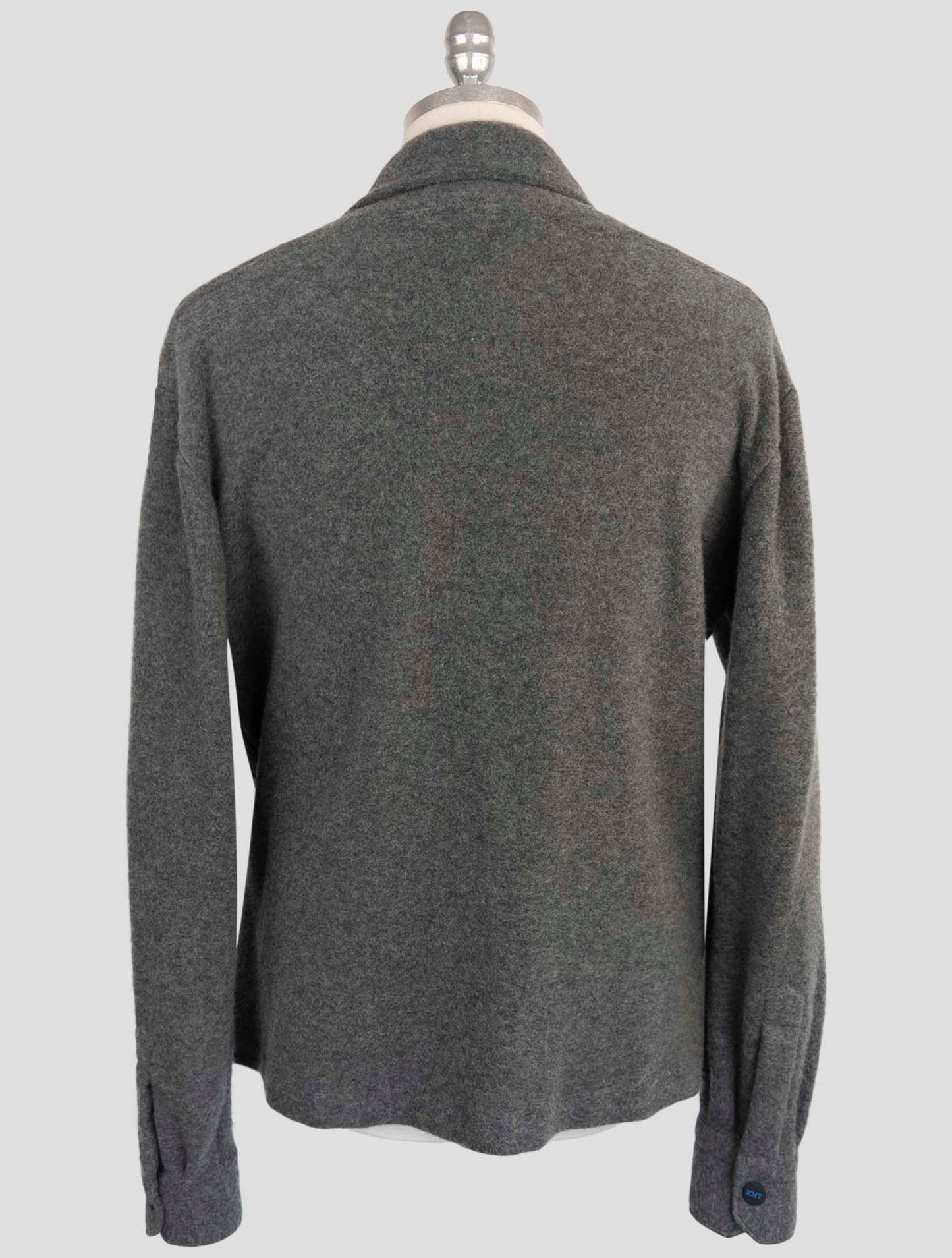 Kiton Knt Dark Gray Cashmere Pa Coat