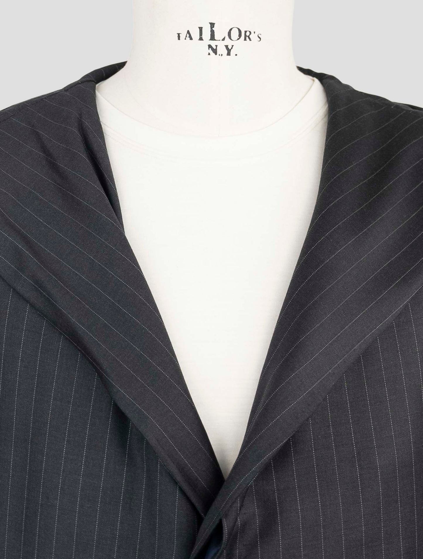 Kiton Knt Gray Virgin Wool Overcoat