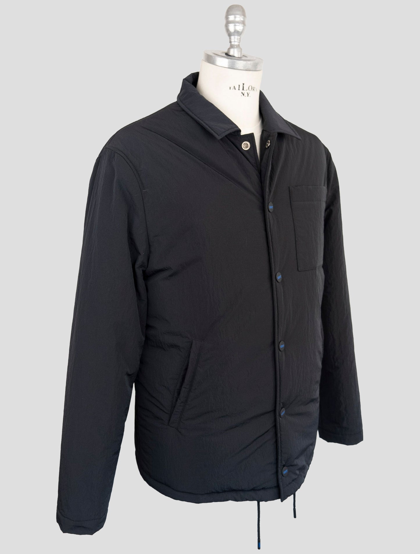 Kiton Knt Black Pa Coat