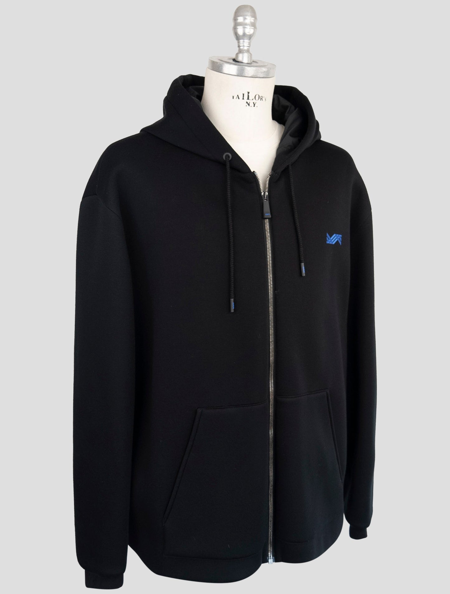 Kiton Knt Black Modal Coat