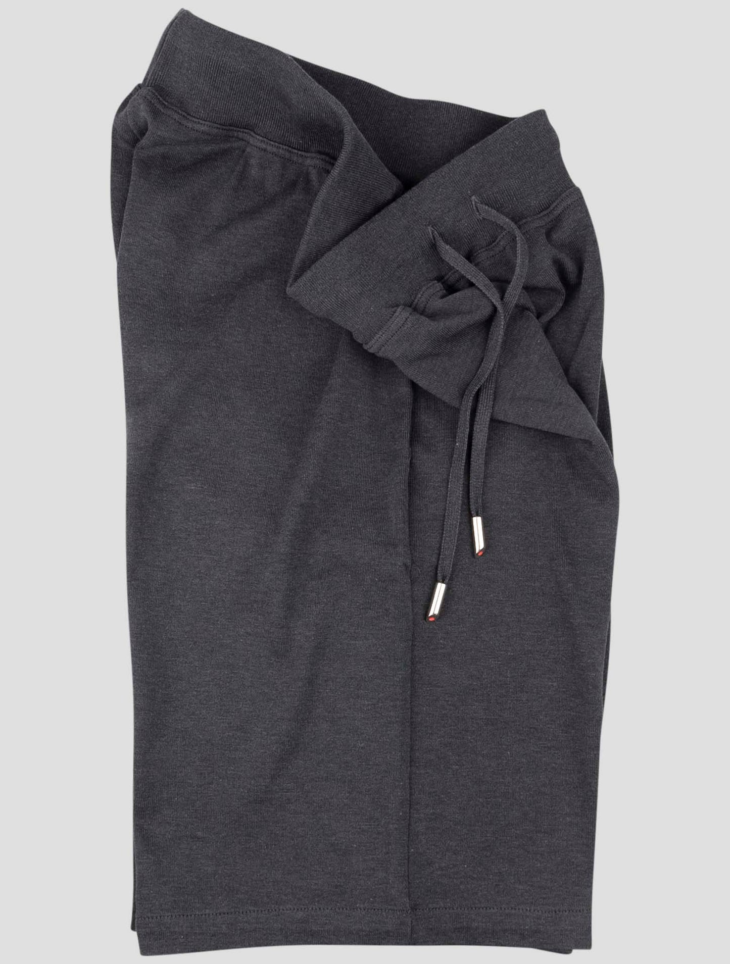 Kiton Dark Gray Cotton Jogging Pant