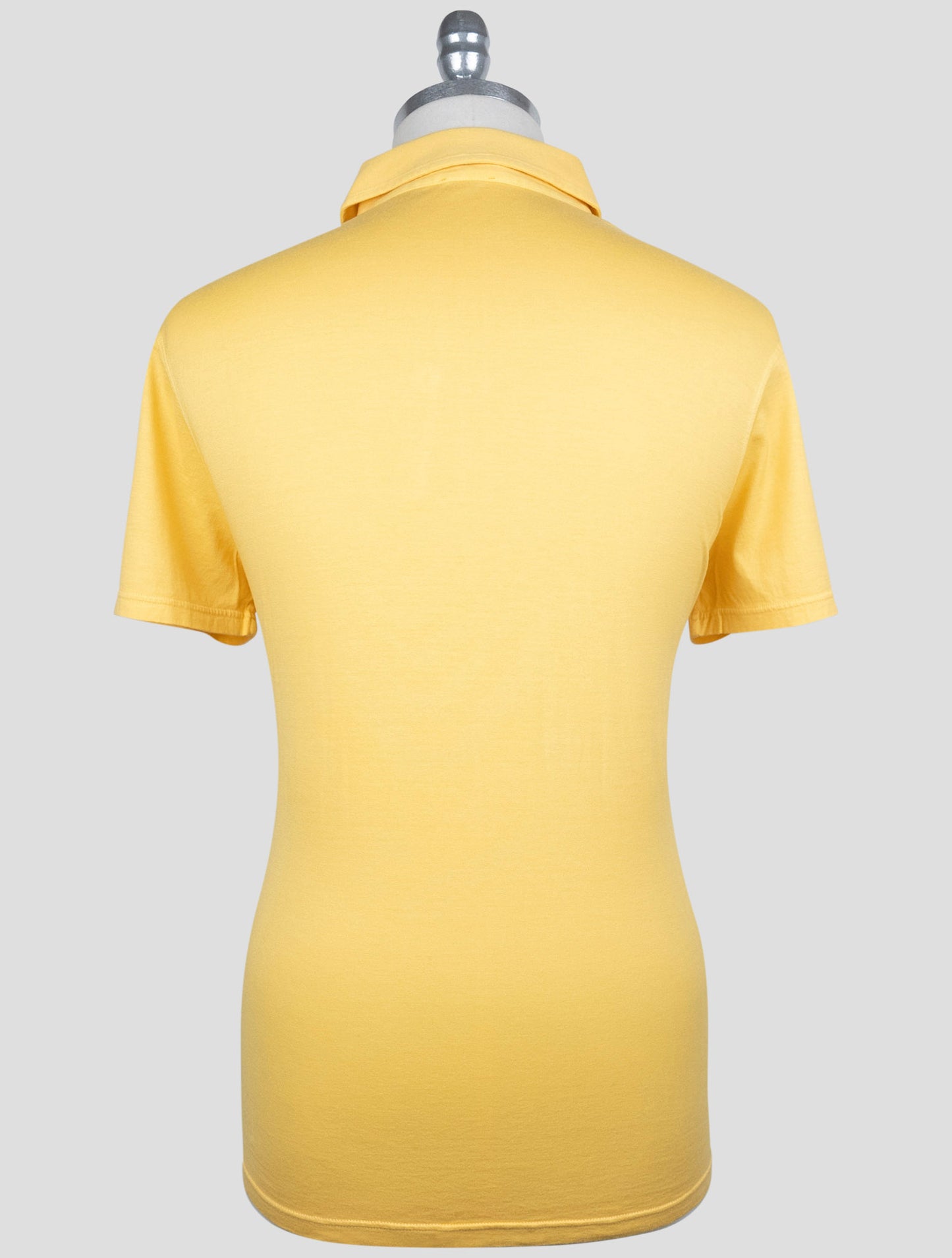 Kiton Yellow Cotton Cashmere Polo