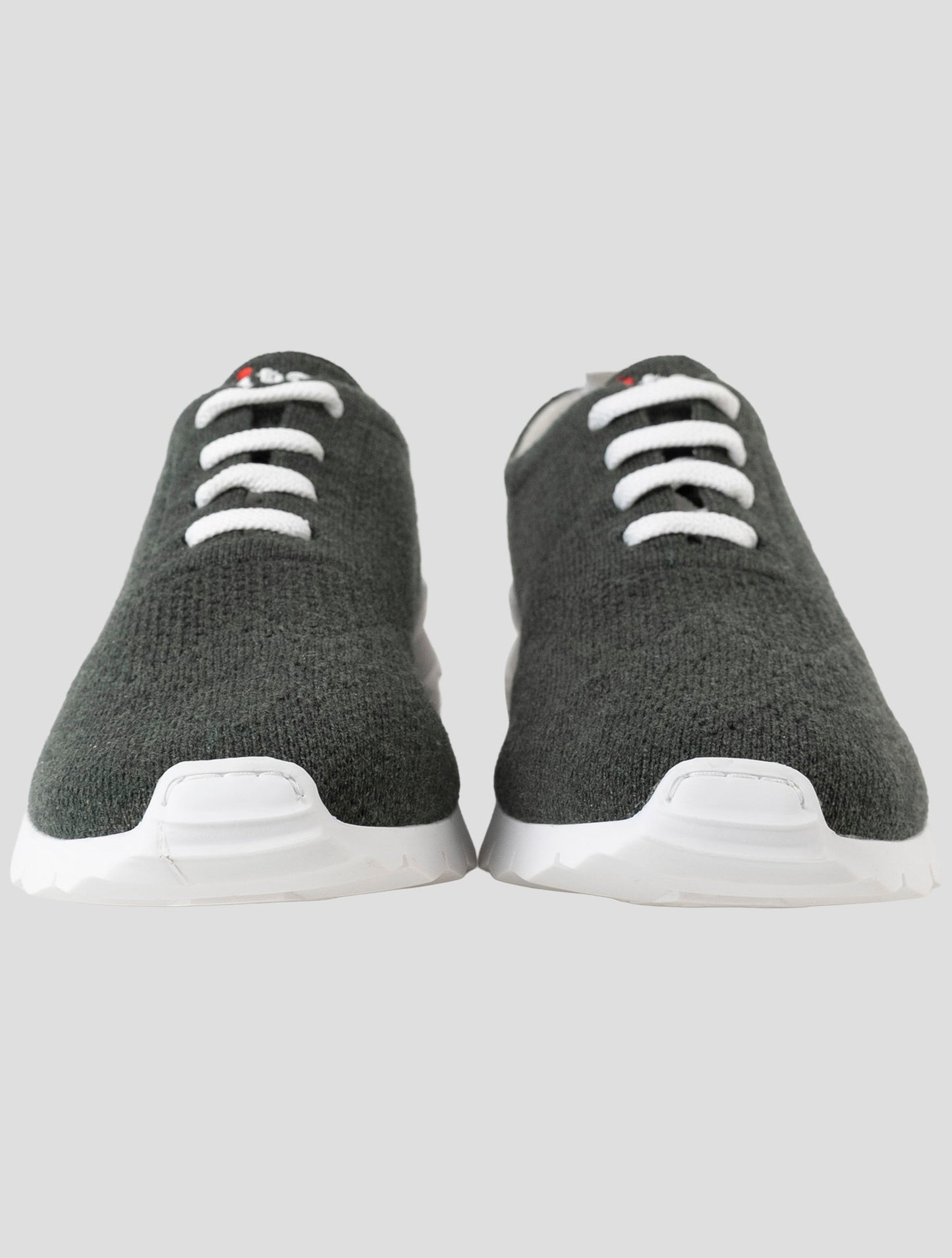 Kiton Green Cashmere Sneakers