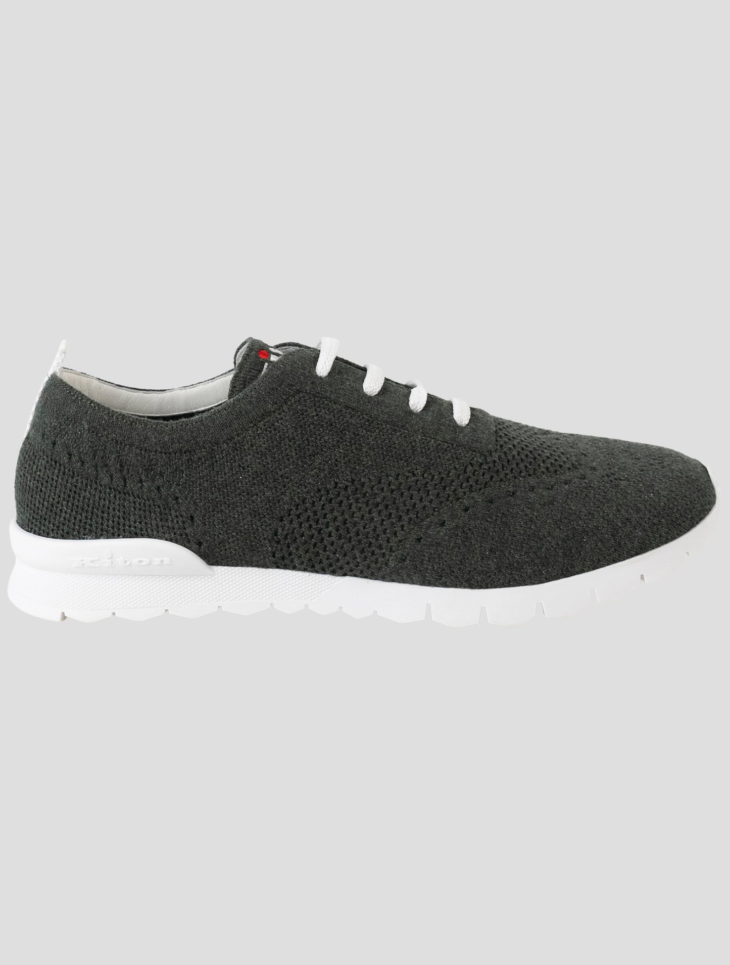 Kiton Green Cashmere Sneakers
