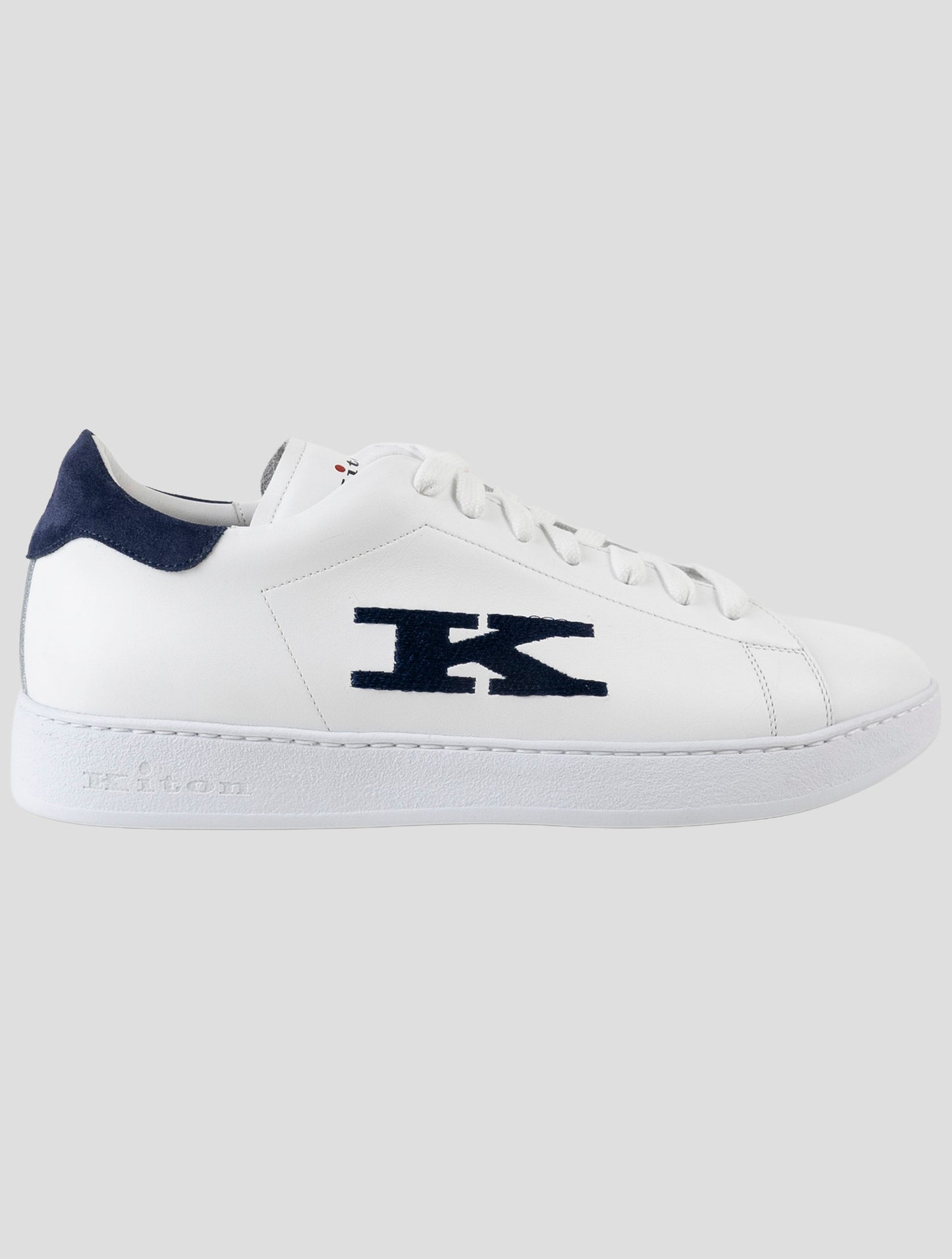 Kiton White Leather Sneakers