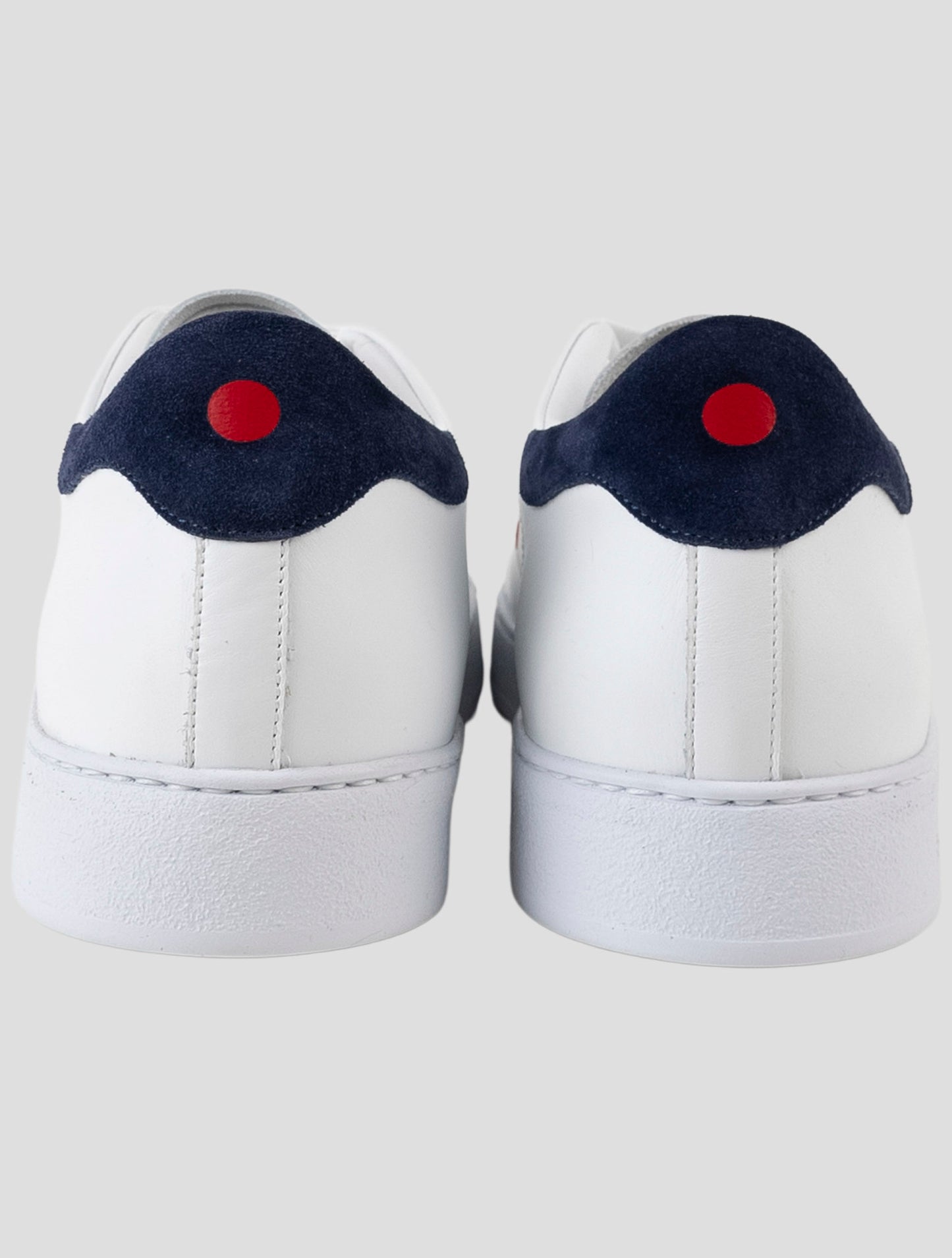 Kiton White Leather Sneakers