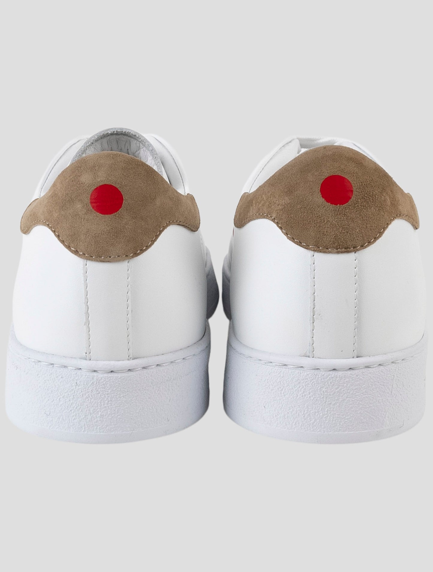 Kiton White Leather Sneakers