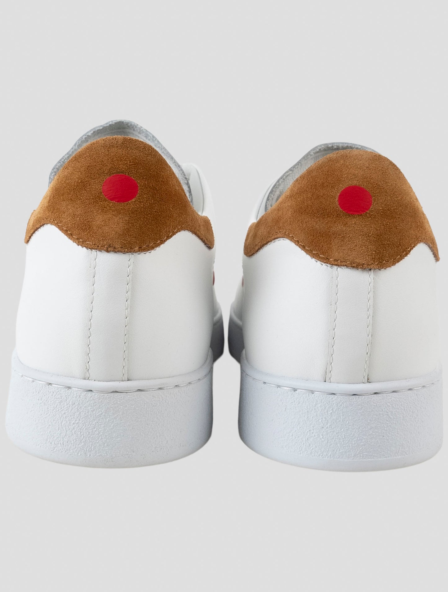 Kiton White Leather Sneakers
