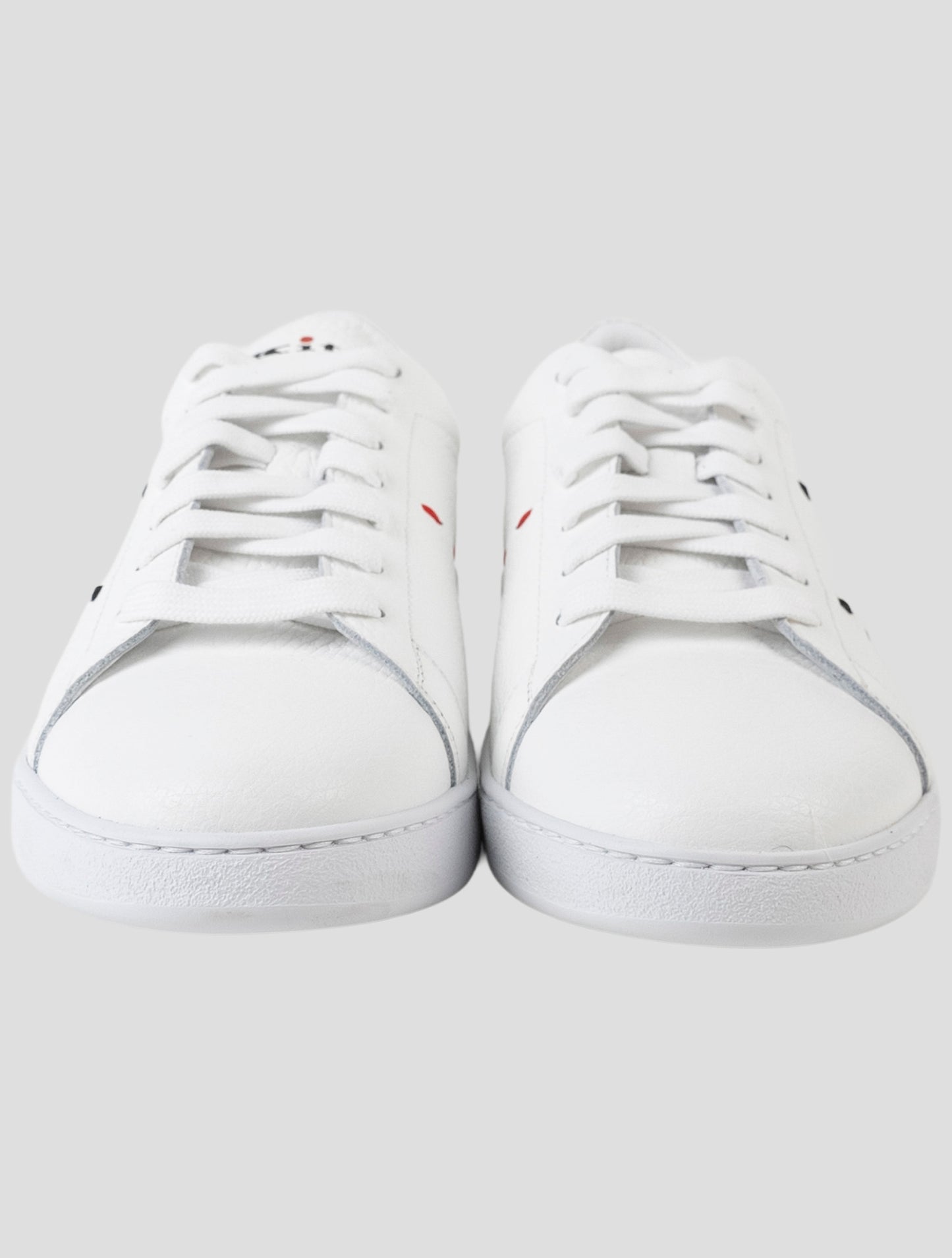 Kiton White Leather Sneakers