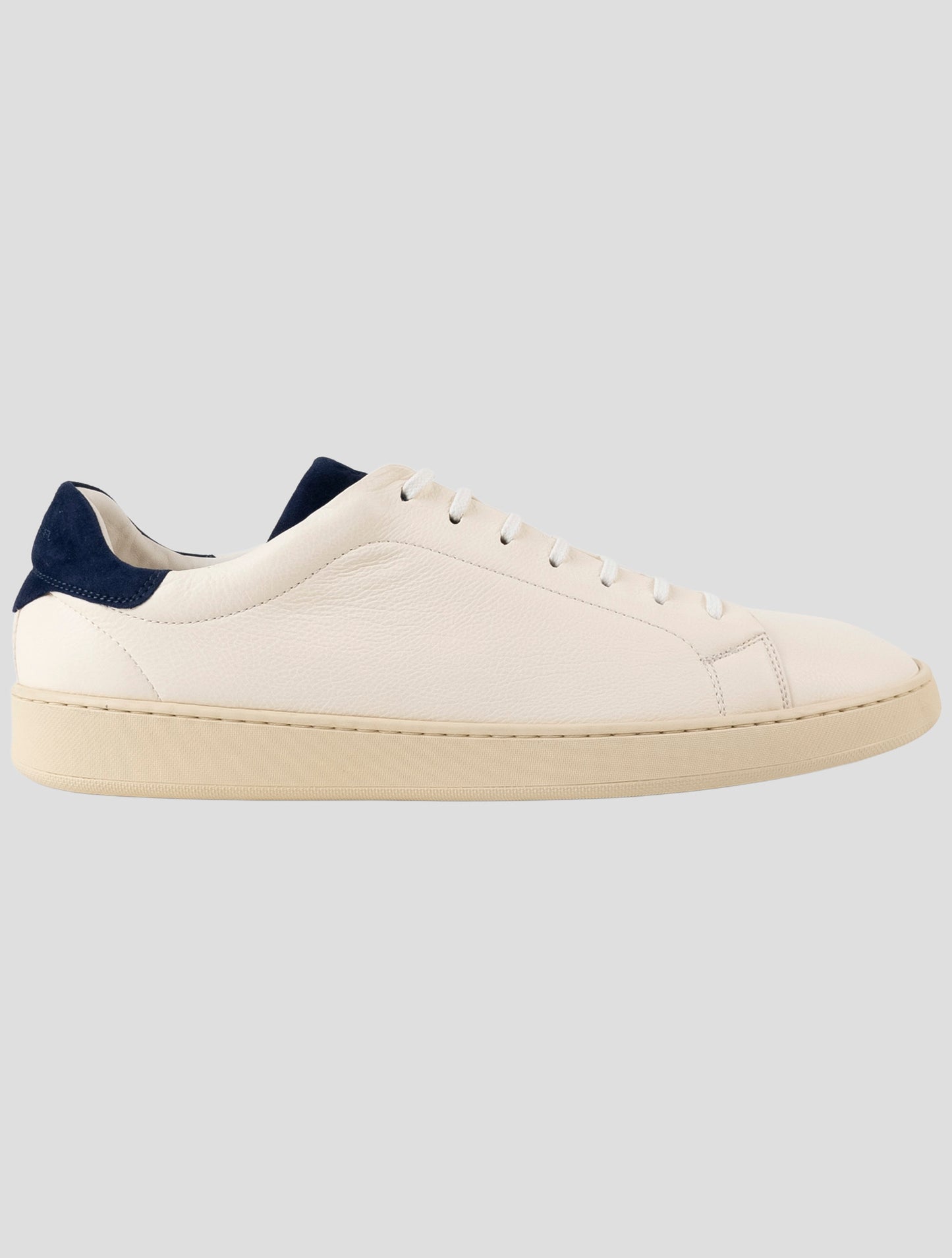 Kiton White Leather Sneakers