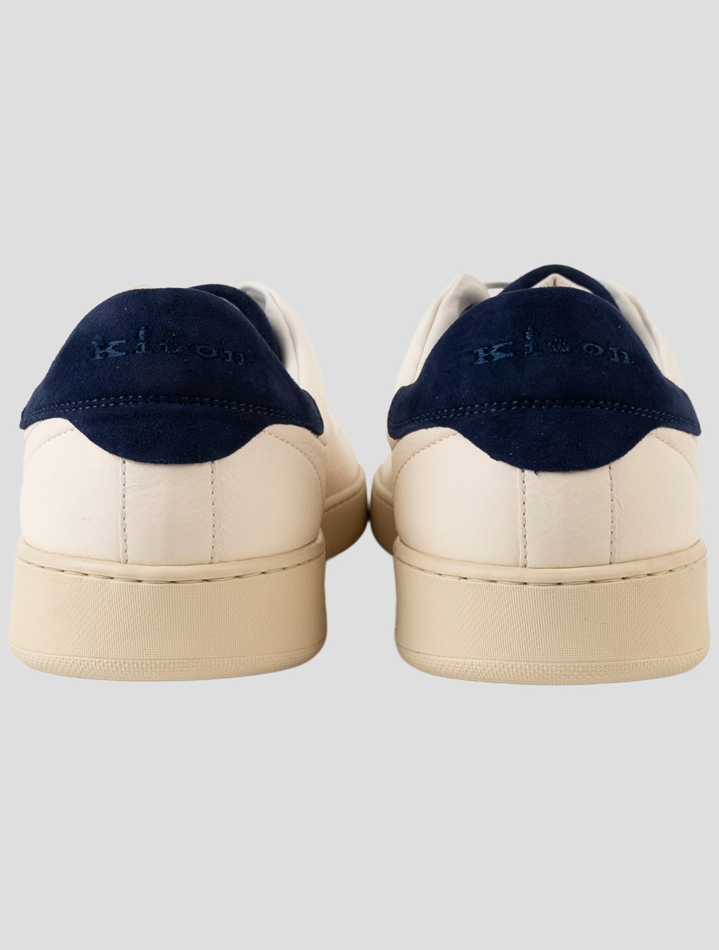 Kiton White Leather Sneakers