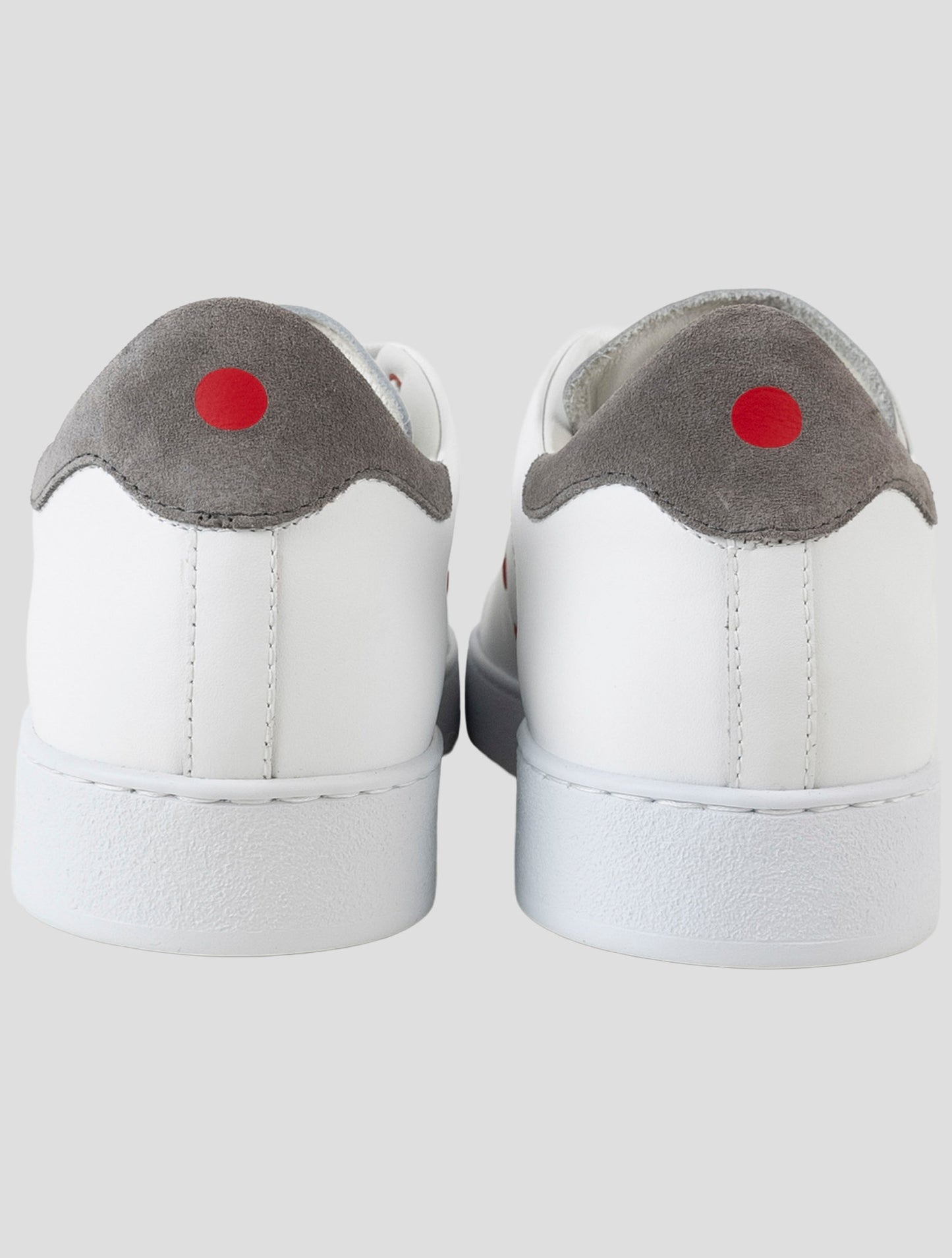 Kiton White Leather Sneakers