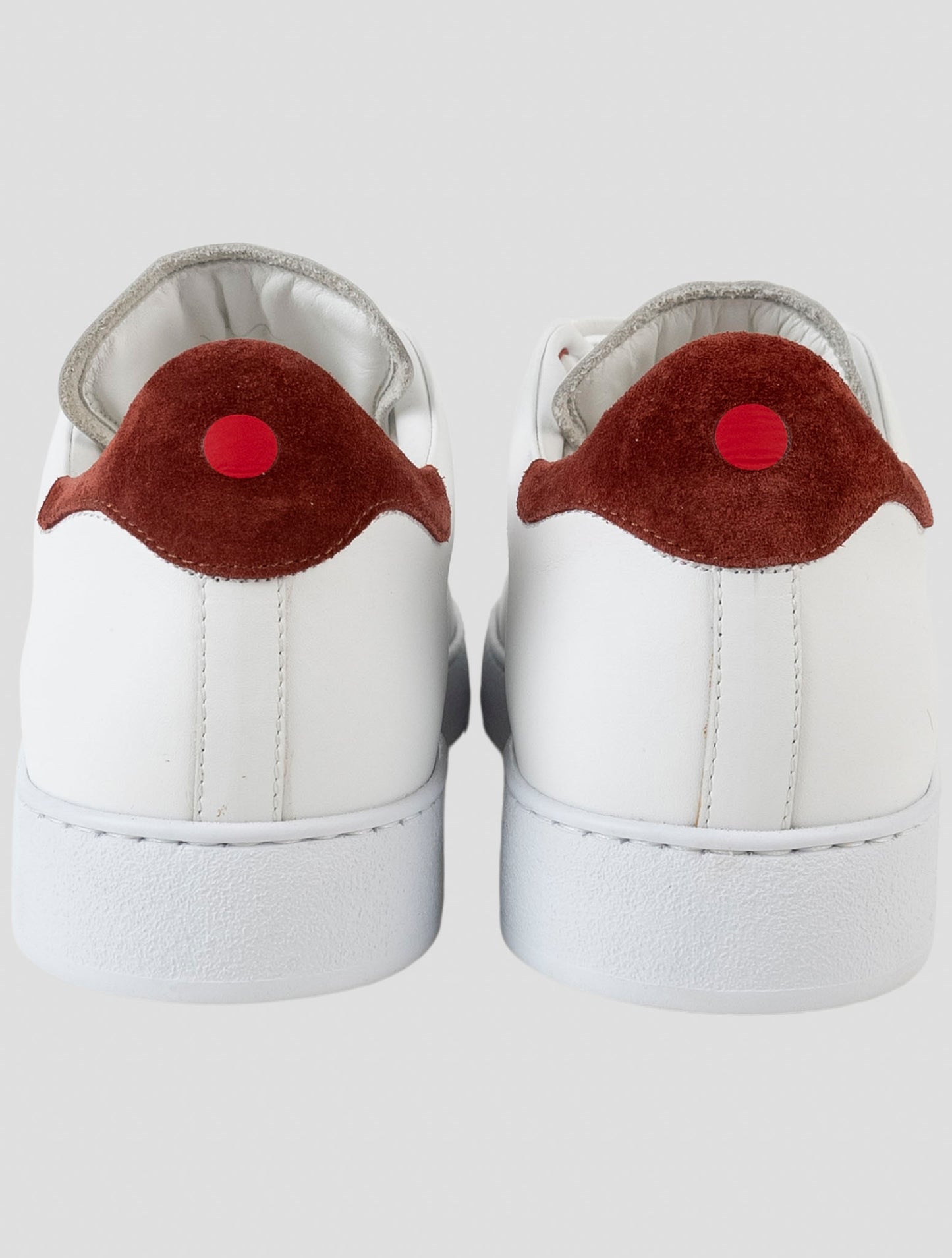 Kiton White Leather Sneakers