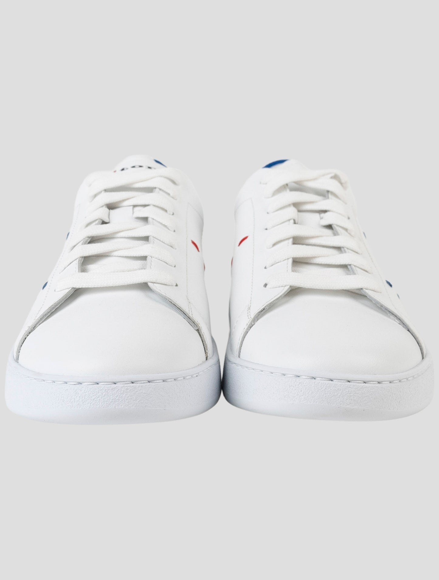 Kiton White Leather Sneakers