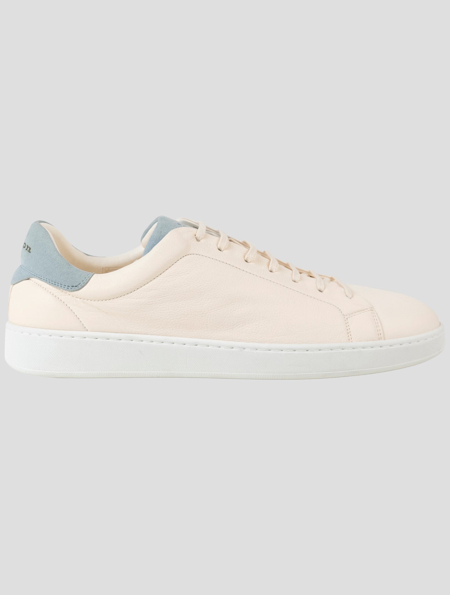 Kiton Beige Leather Sneakers