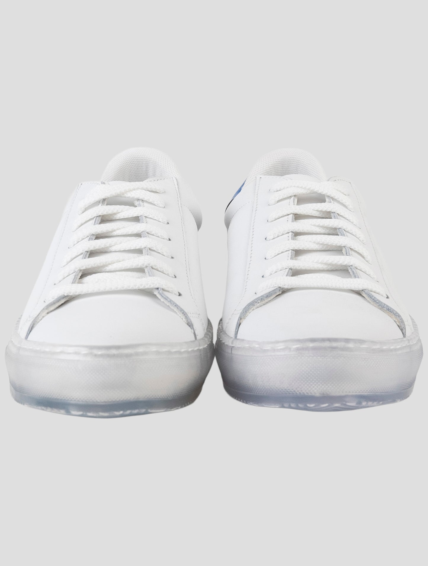 Kiton White Leather Sneakers