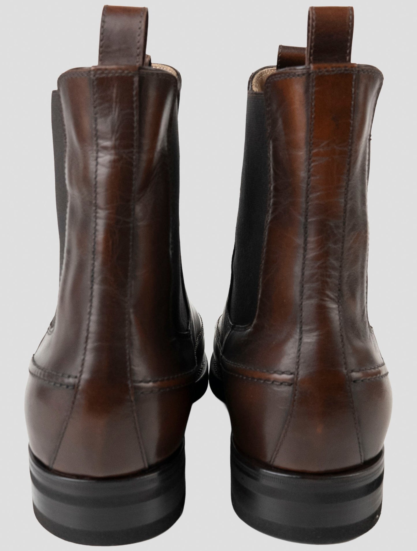 Kiton Brown Leather Boots