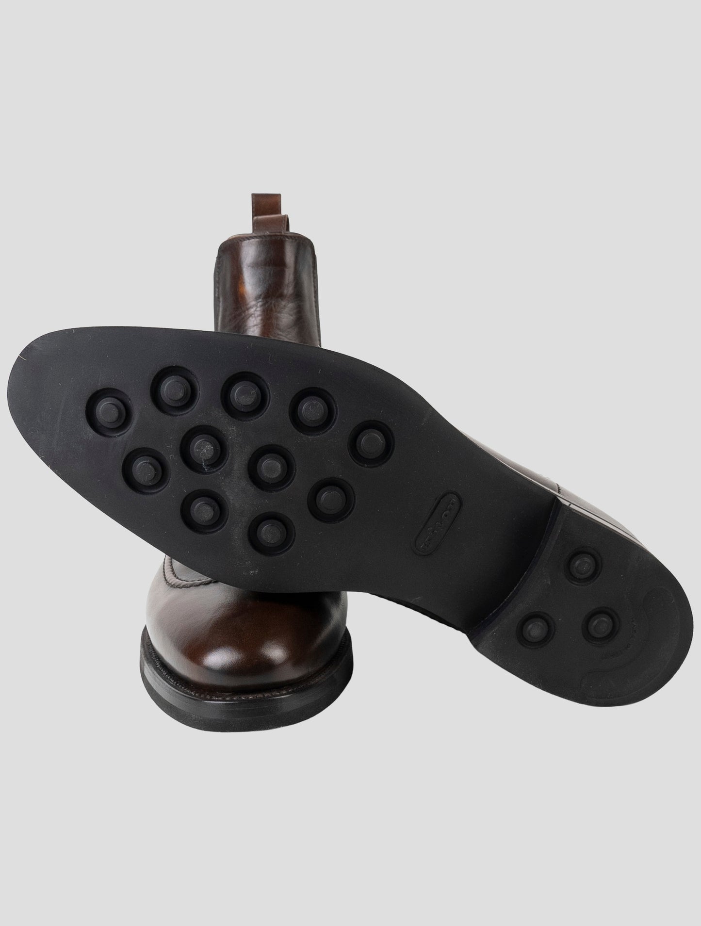 Kiton Brown Leather Boots