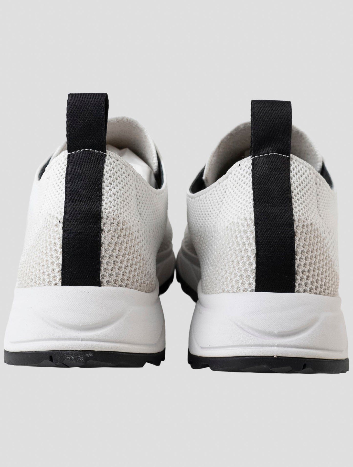 Kiton White Pl Pu Wool Sneakers