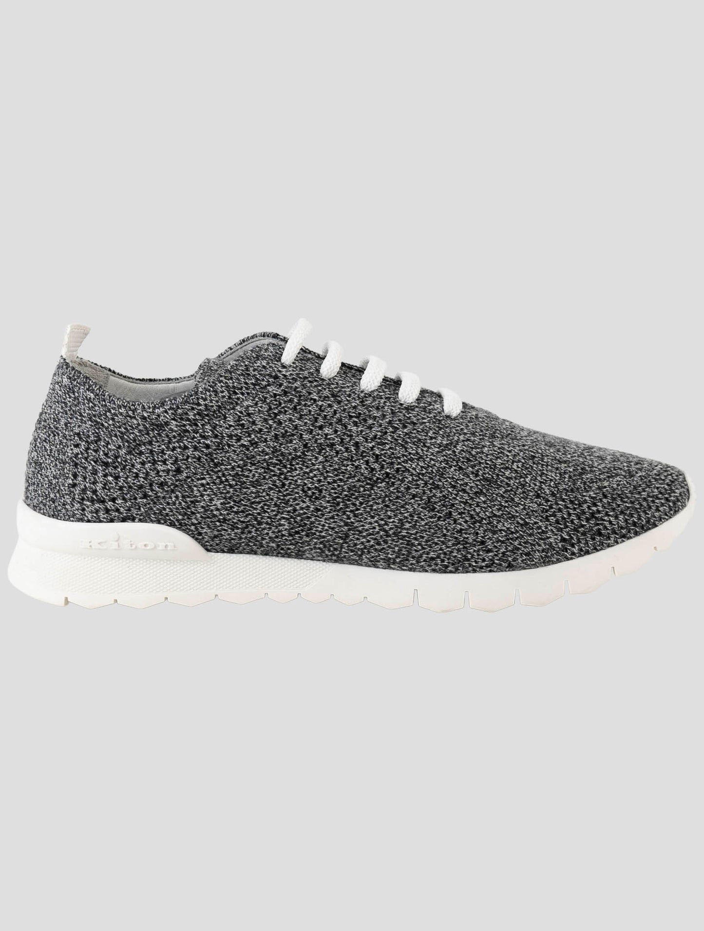Kiton Gray Cashmere Sneakers