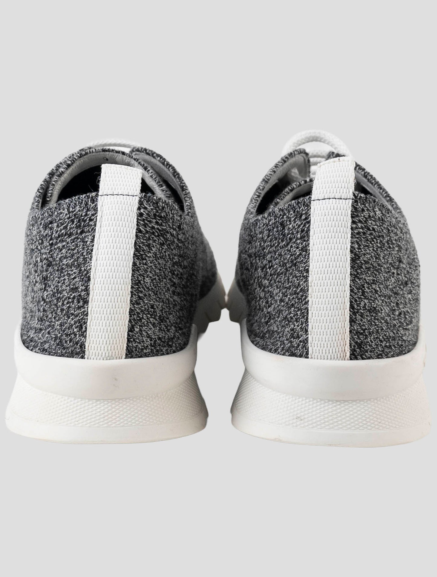 Kiton Gray Cashmere Sneakers