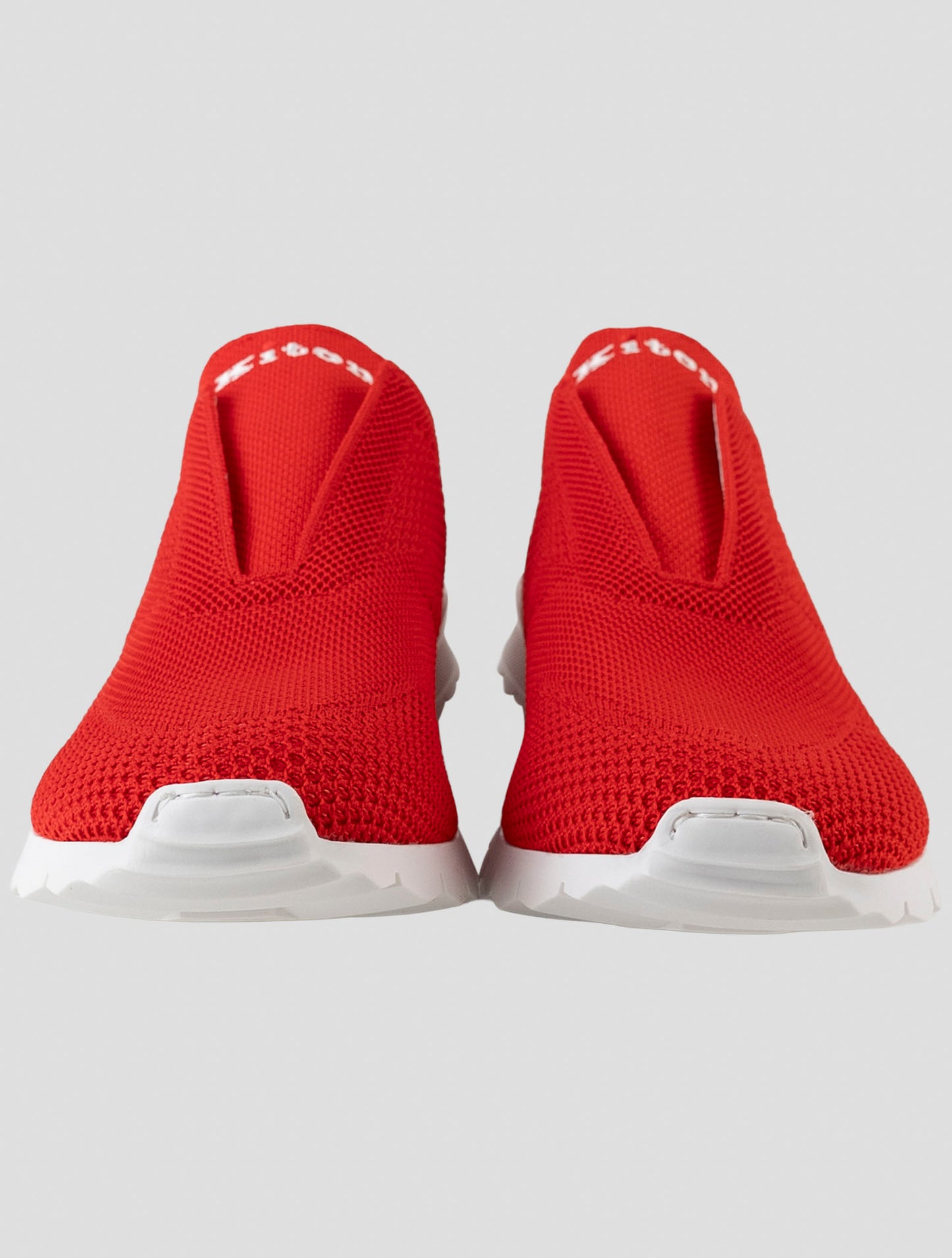 Kiton Red Cotton Ea Sneakers