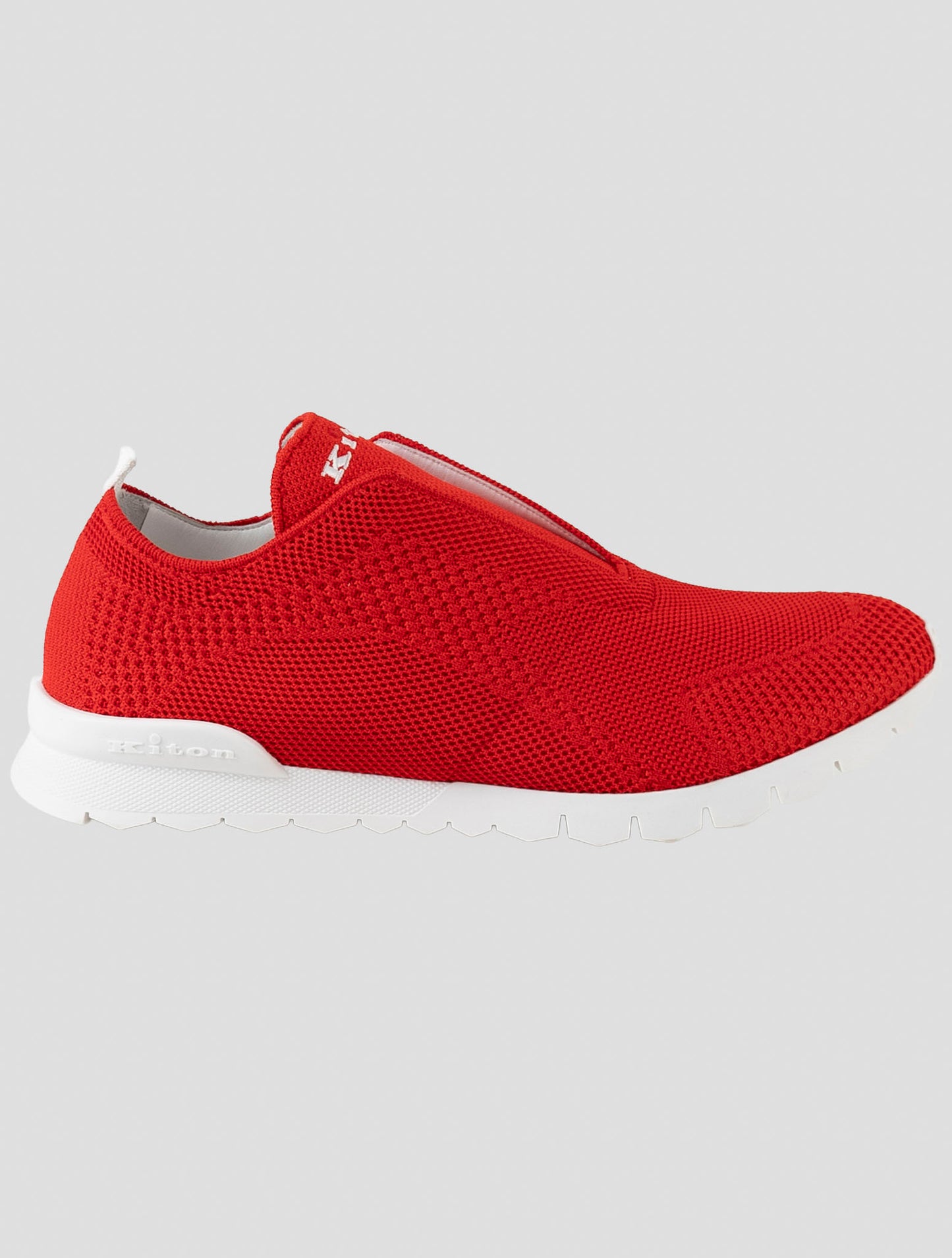 Kiton Red Cotton Ea Sneakers