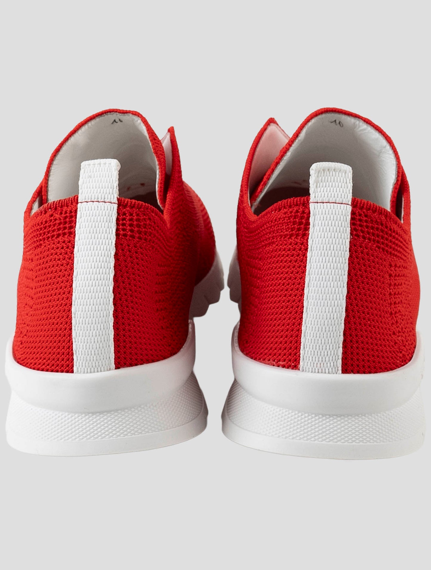 Kiton Red Cotton Ea Sneakers