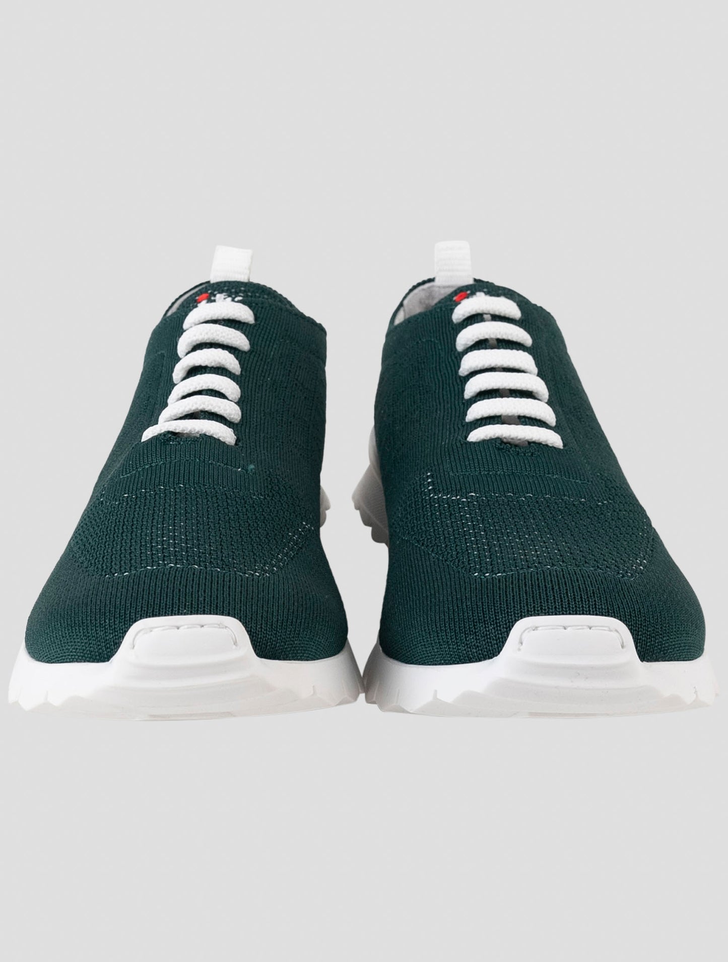 Kiton Green Cotton Ea Sneakers